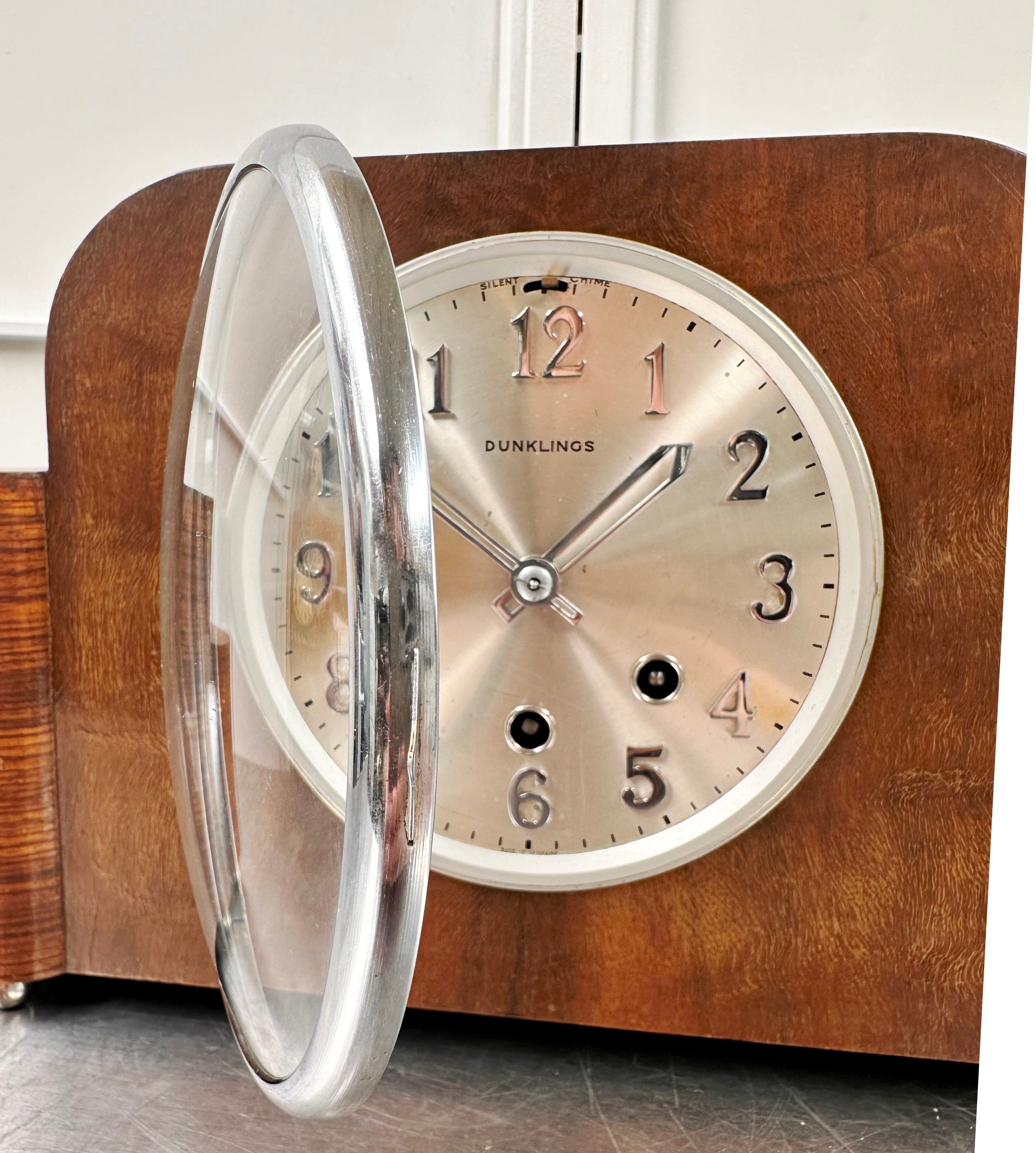 Vintage Dunklings Westminster Melody Chime Mantel Clock | Adelaide Clocks