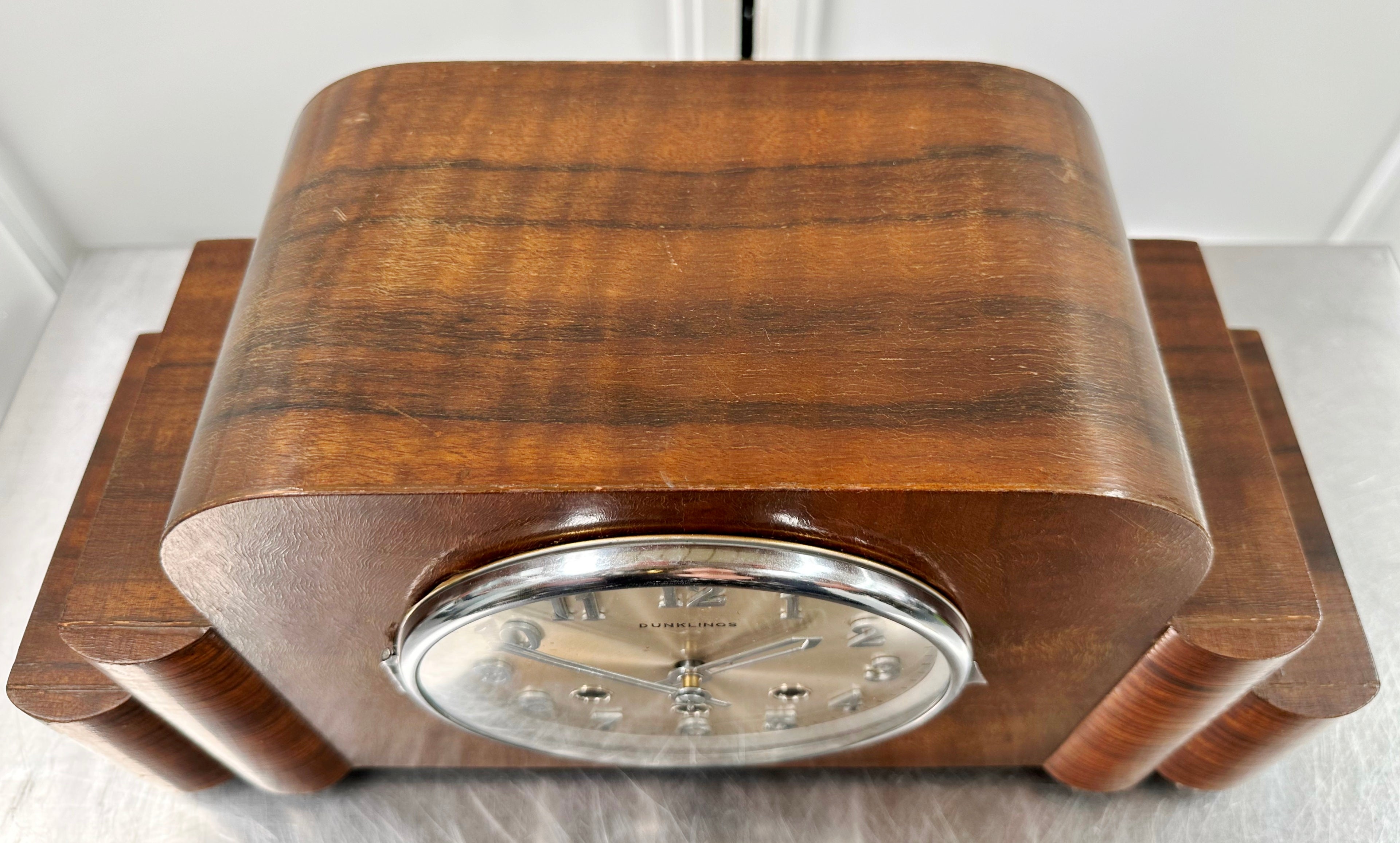 Vintage Dunklings Westminster Melody Chime Mantel Clock | Adelaide Clocks