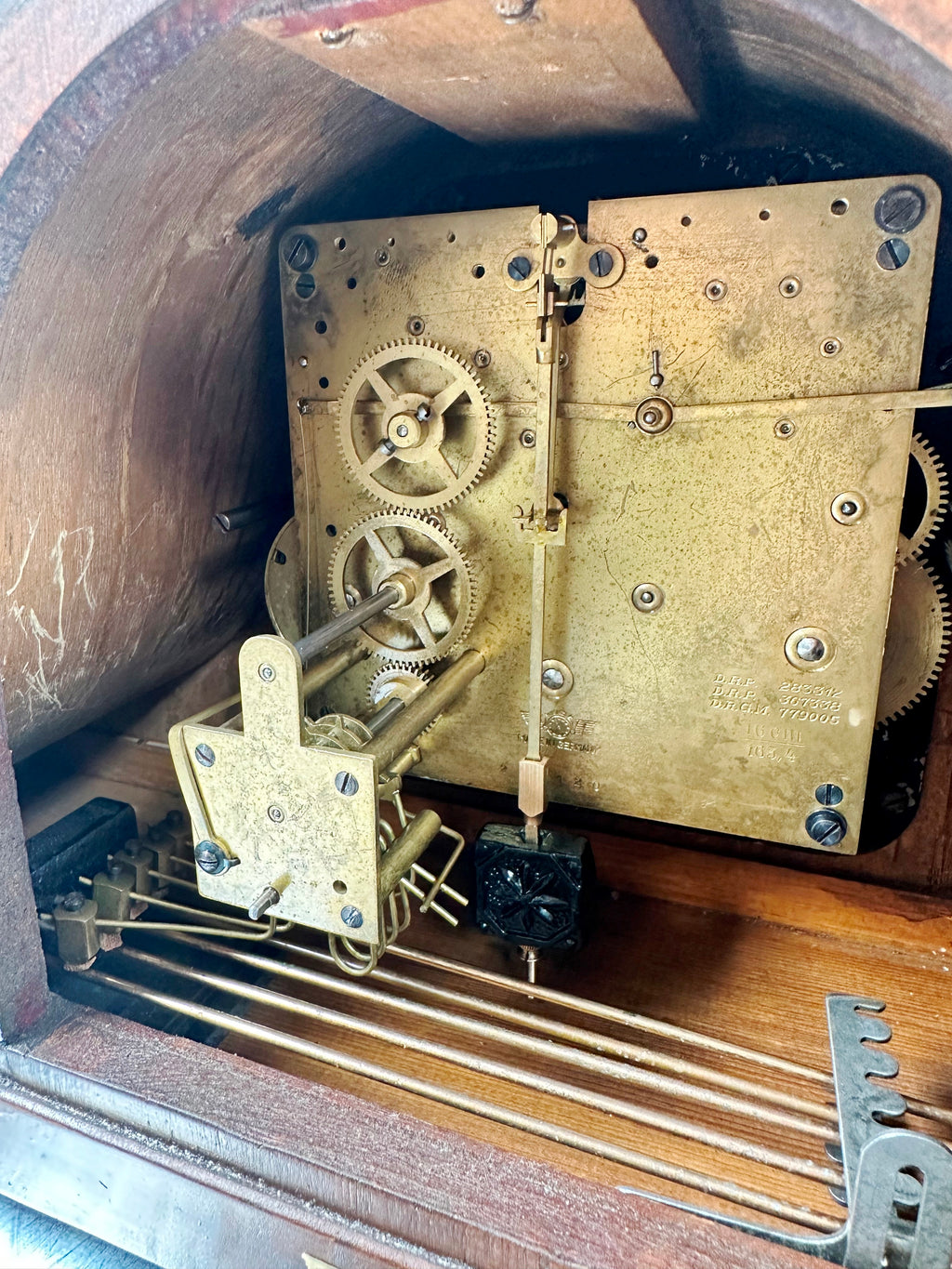 Vintage Kienzle Westminster Melody Chime Mantel Clock | Adelaide Clocks