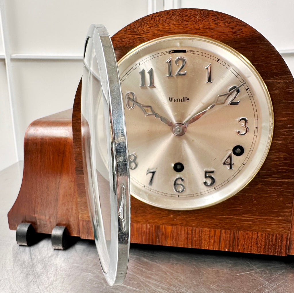 Vintage Art Deco Wendts Westminster Melody Chime Mantel Clock | Adelaide Clocks