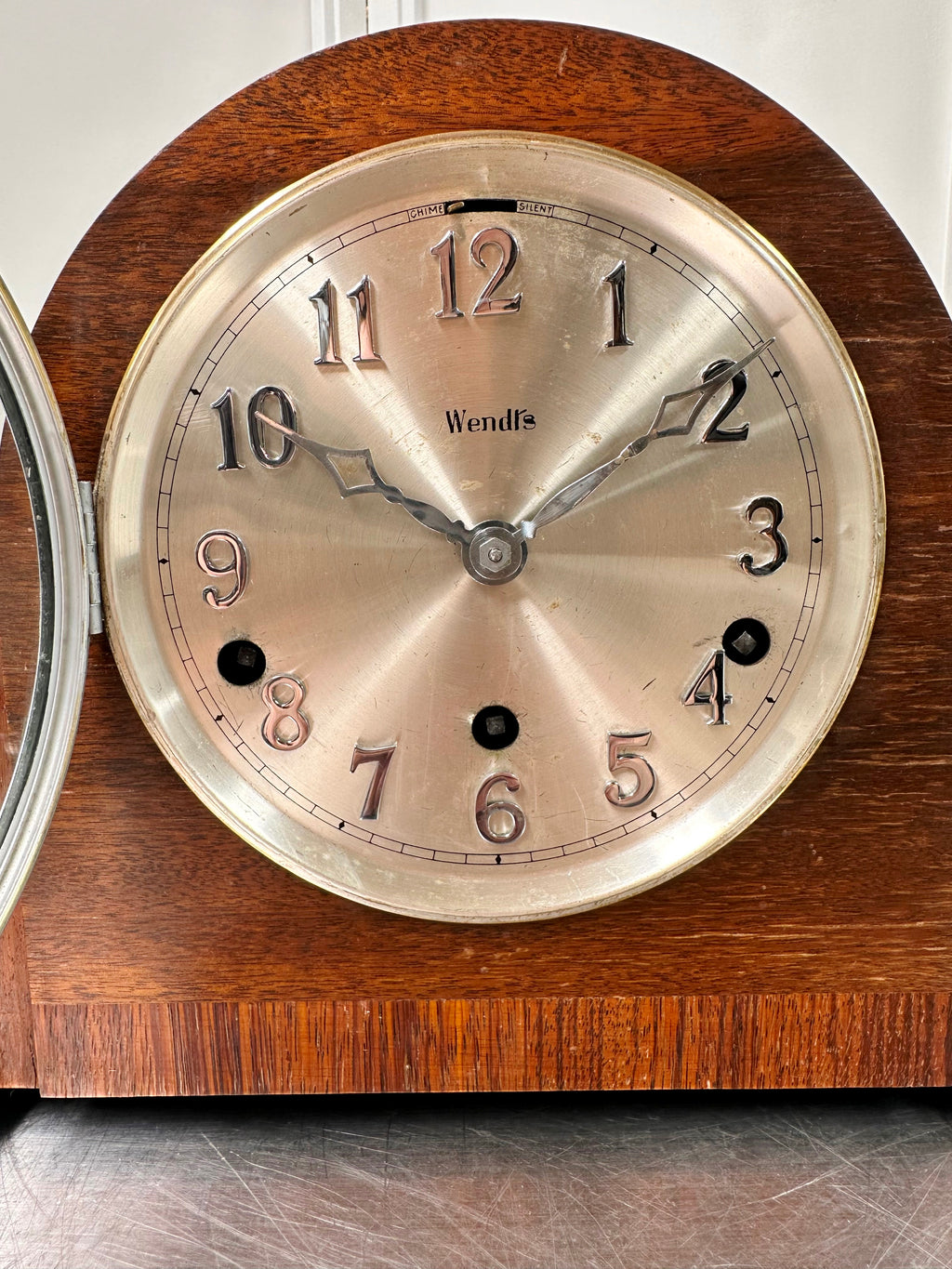 Vintage Art Deco Wendts Westminster Melody Chime Mantel Clock | Adelaide Clocks