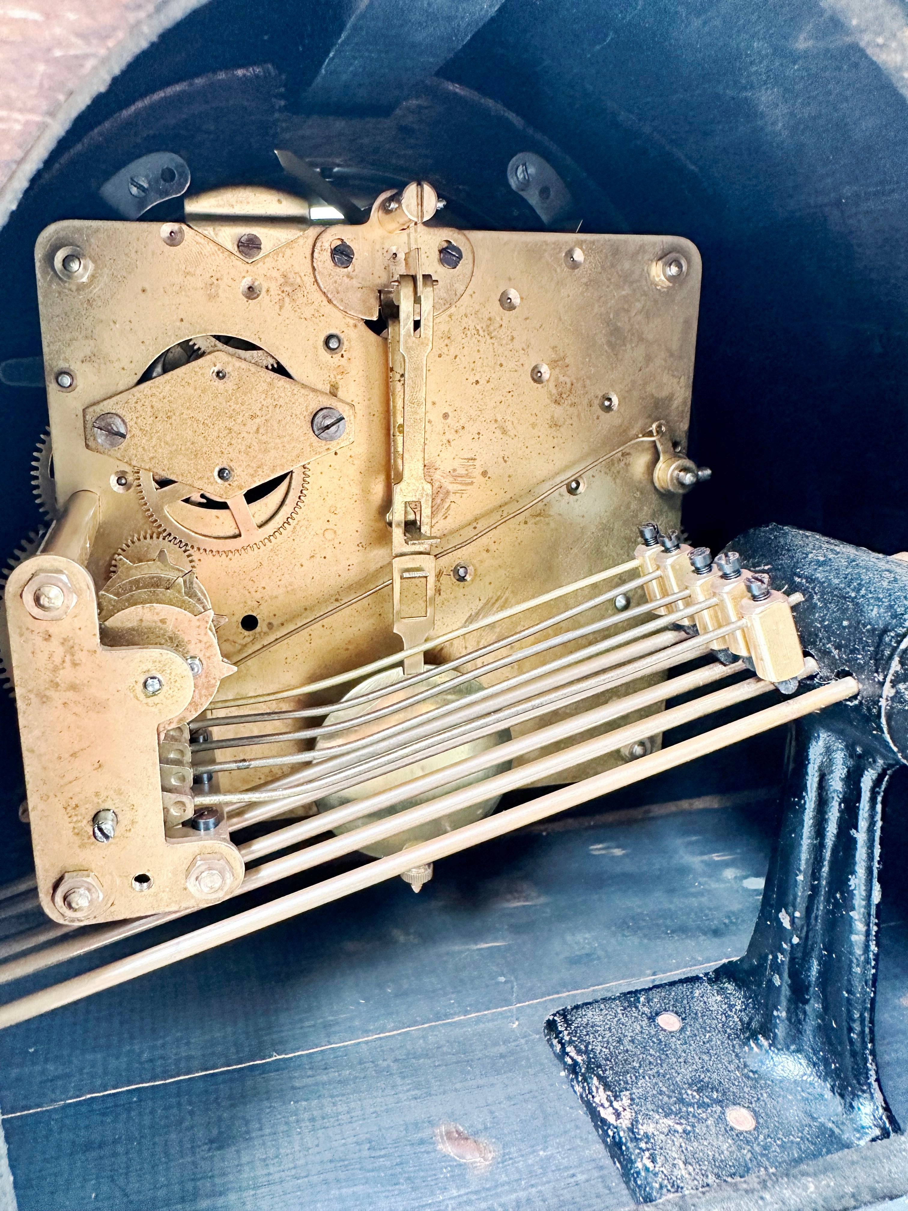 Vintage Art Deco Wendts Westminster Melody Chime Mantel Clock | Adelaide Clocks