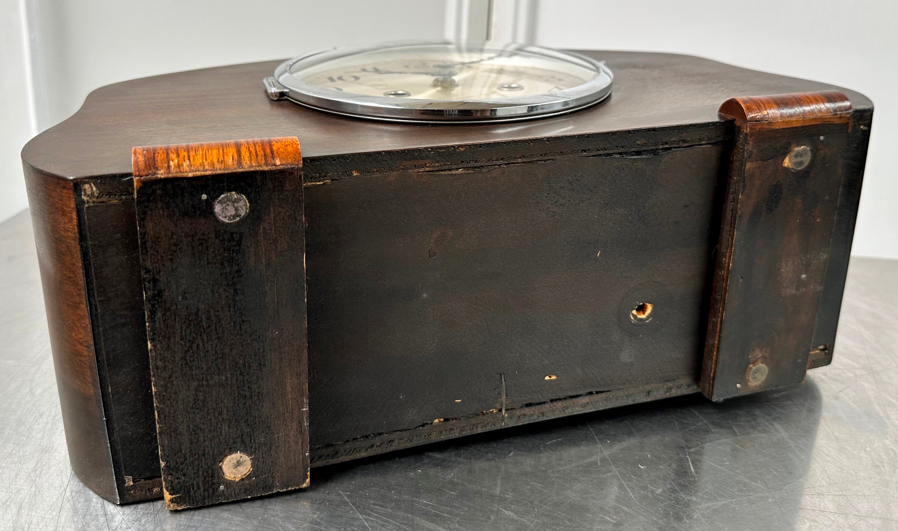 Vintage F.M.S. German Battery Mantel Clock | Adelaide Clocks