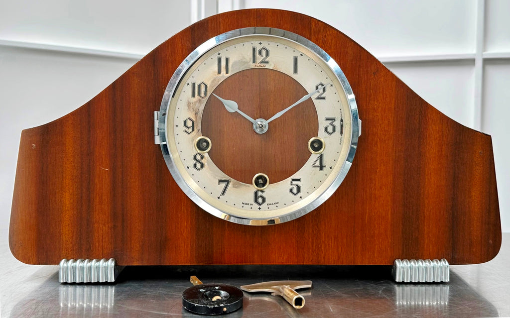 Vintage Art Deco Enfield Hammer Strike Pendulum Mantel Clock | Adelaide Clocks
