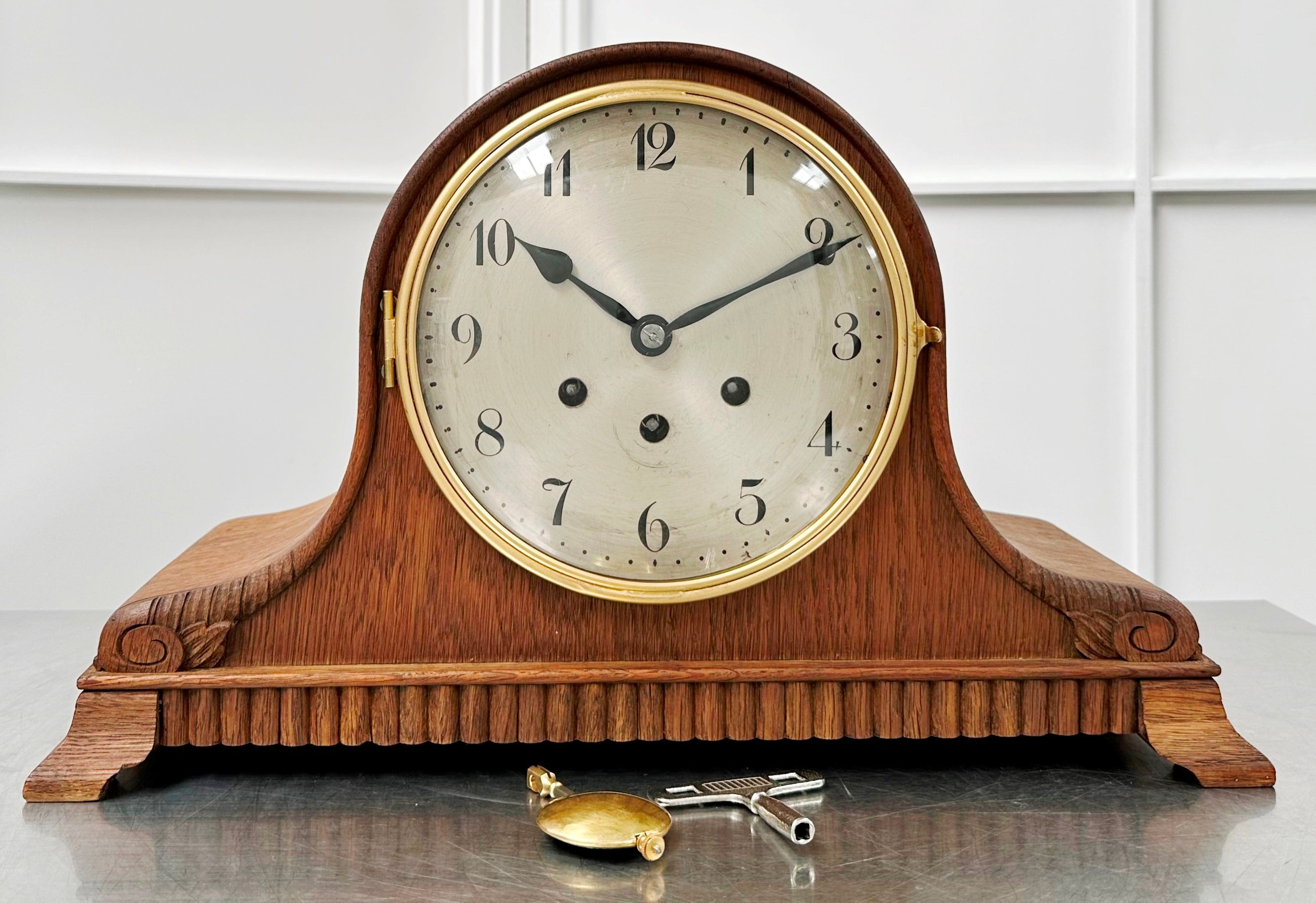 Antique Badische German Westminster Mantel Clock | Adelaide Clocks