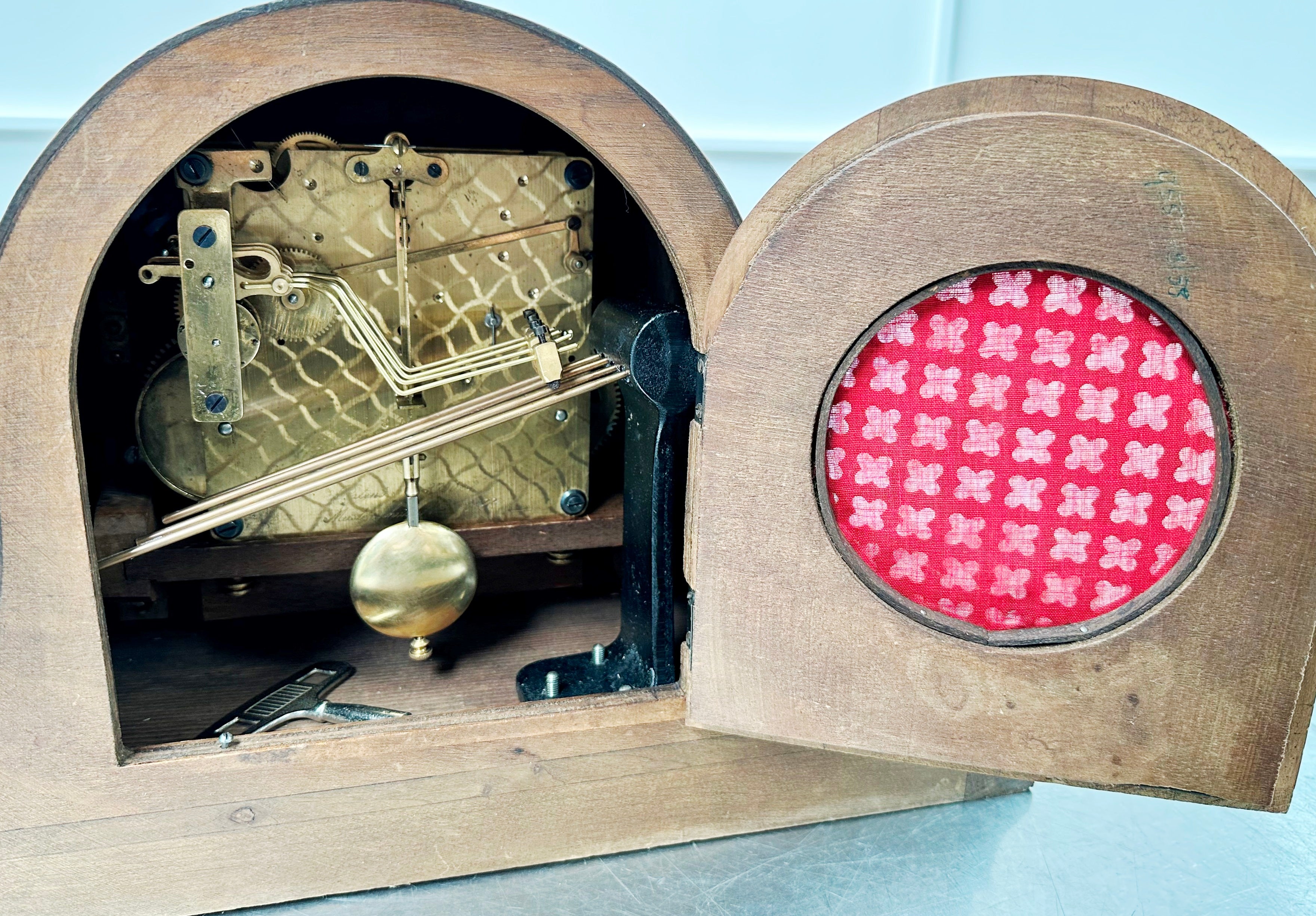 Antique Badische German Westminster Mantel Clock | Adelaide Clocks