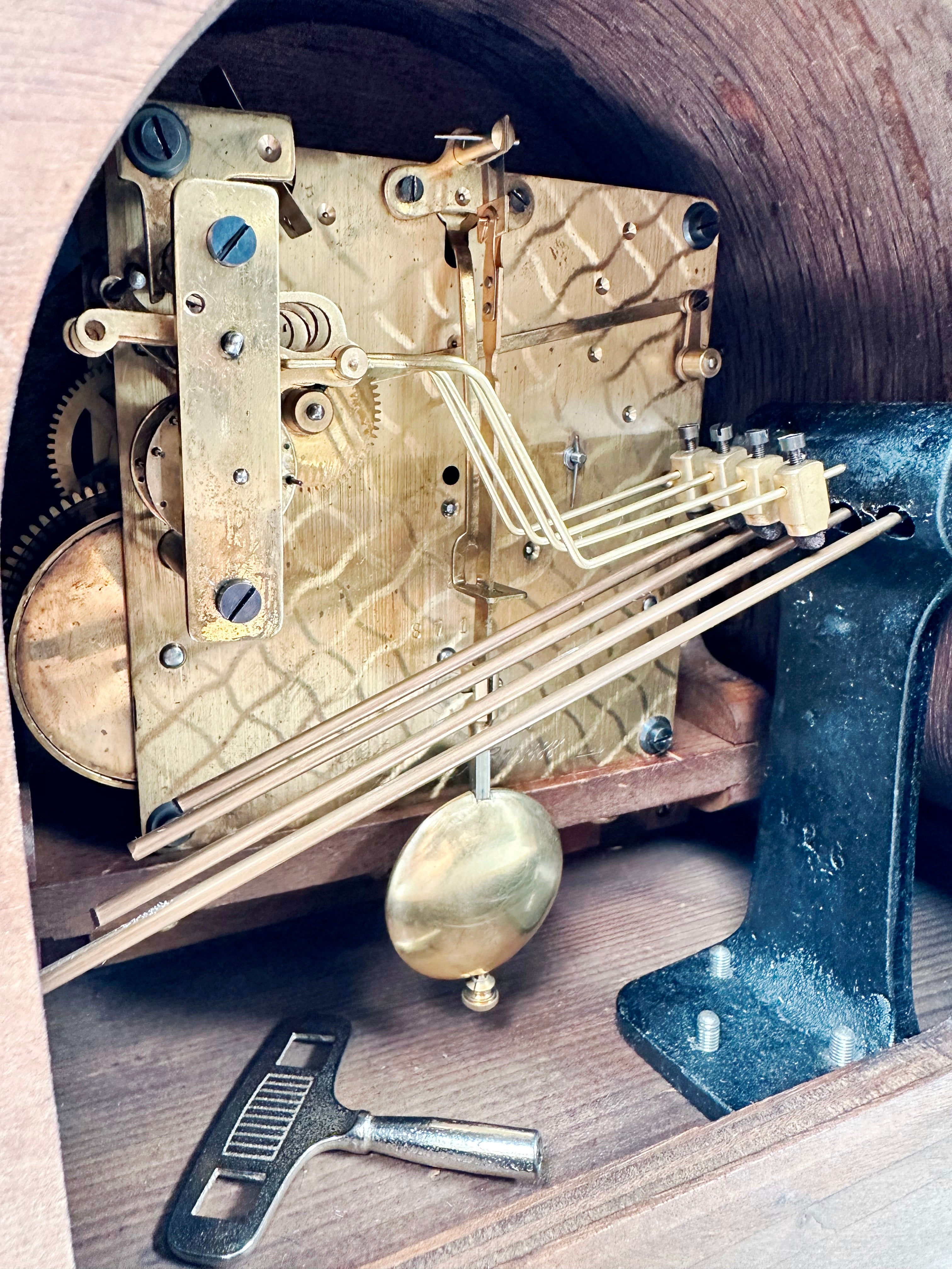 Antique Badische German Westminster Mantel Clock | Adelaide Clocks