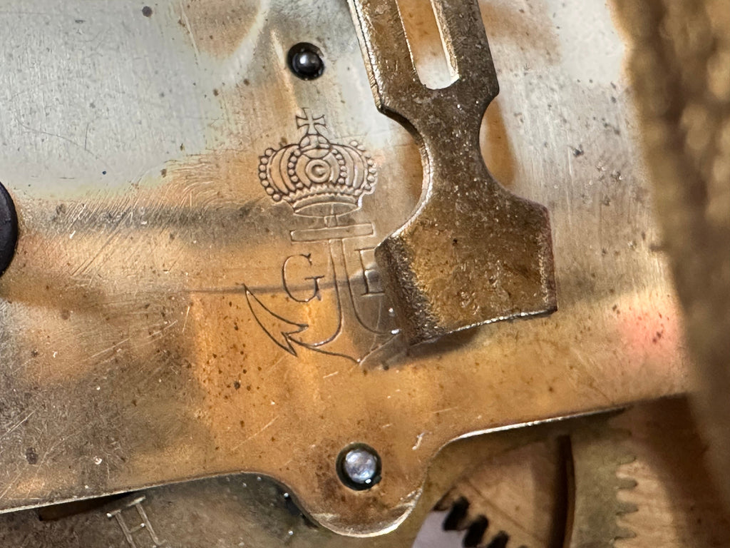 Vintage Gustav Becker Hammer Chime Pendulum Mantel Clock | Adelaide Clocks