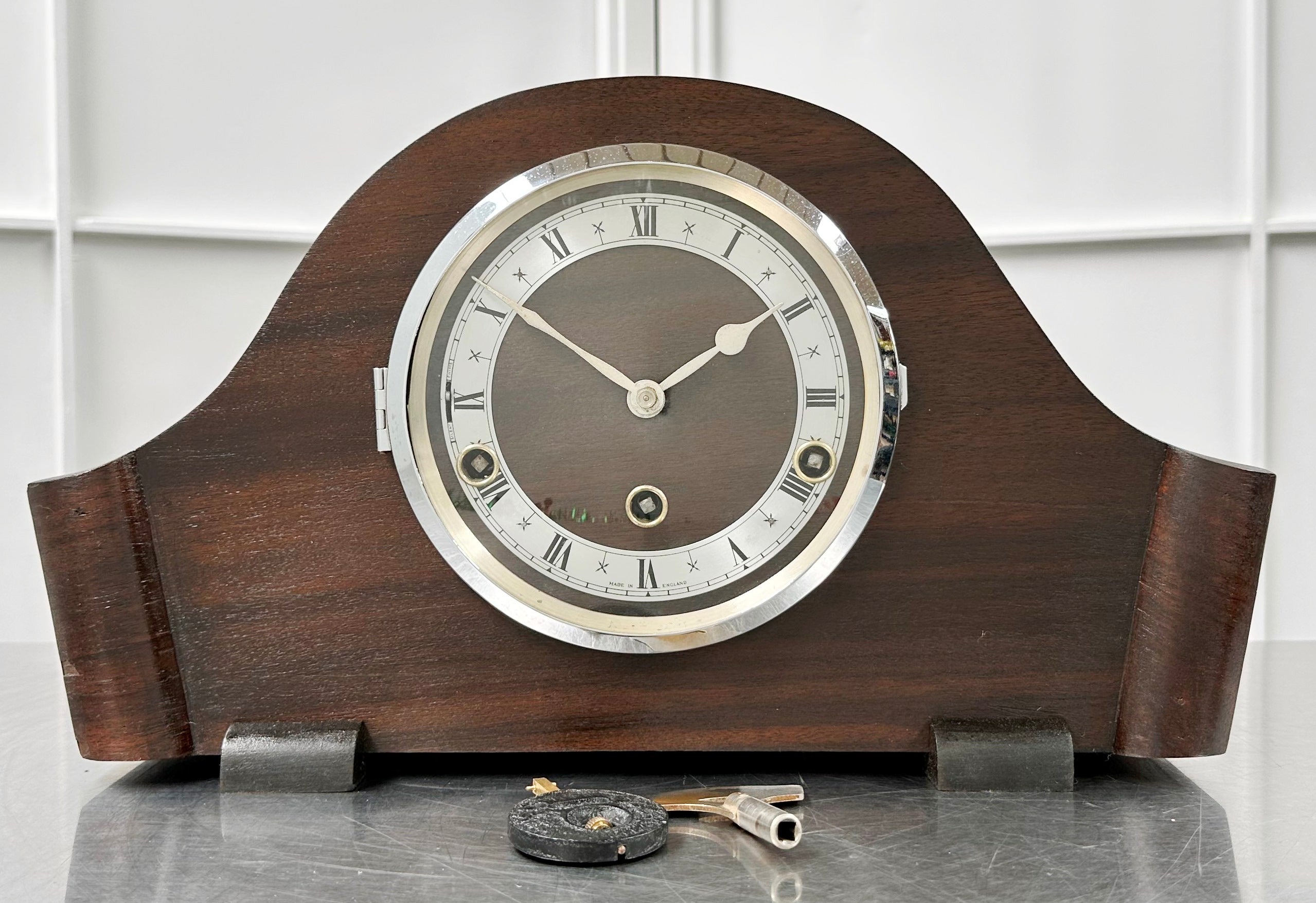 Vintage Art Deco England Westminster Chime Mantel Clock | Adelaide Clocks