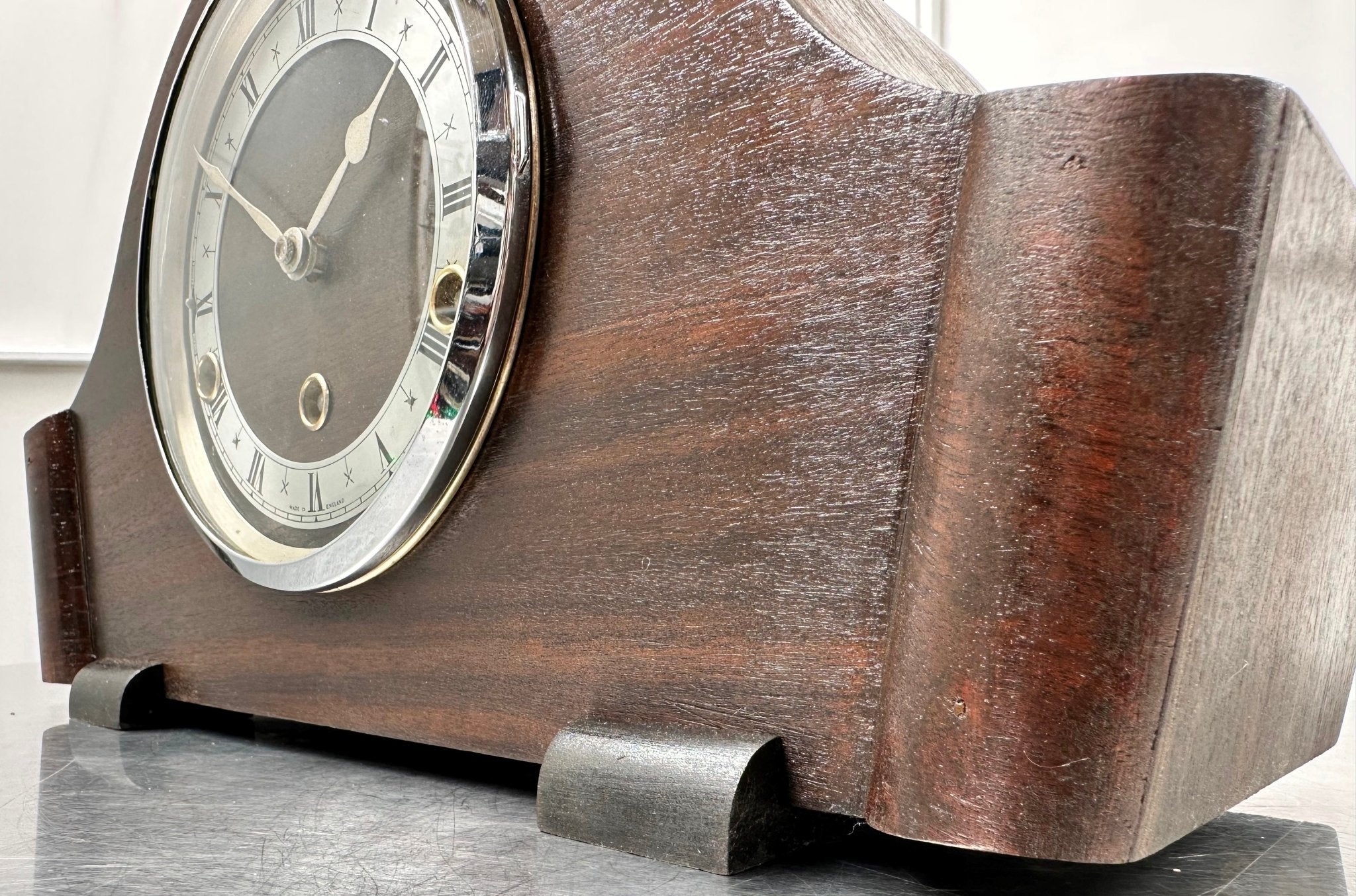 Vintage Art Deco England Westminster Chime Mantel Clock | Adelaide Clocks
