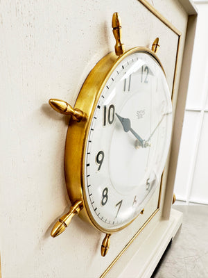 Vintage Smiths Sectric Marine Battery Mantle Clock | Adelaide Clocks