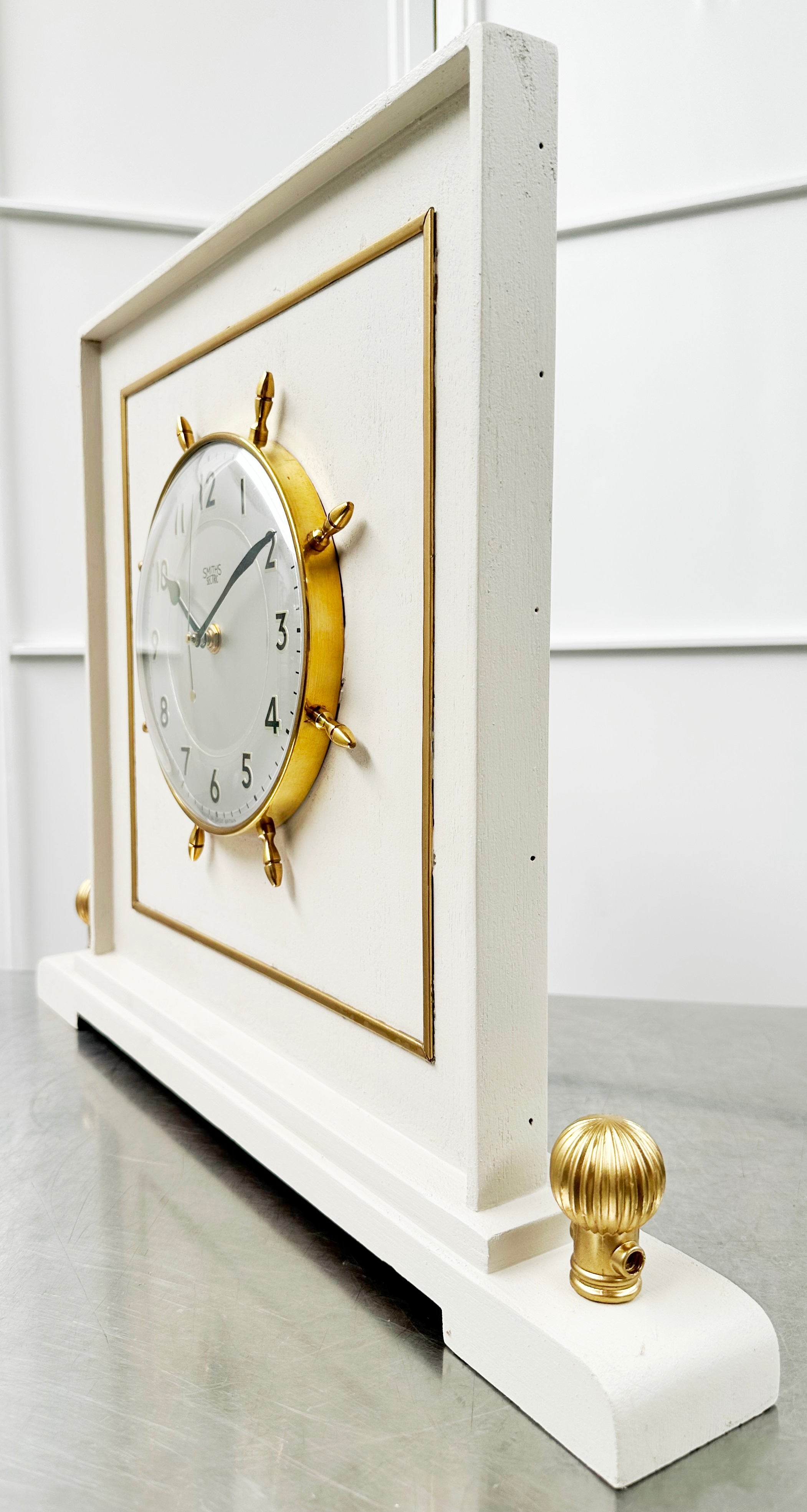 Vintage Smiths Sectric Marine Battery Mantle Clock | Adelaide Clocks