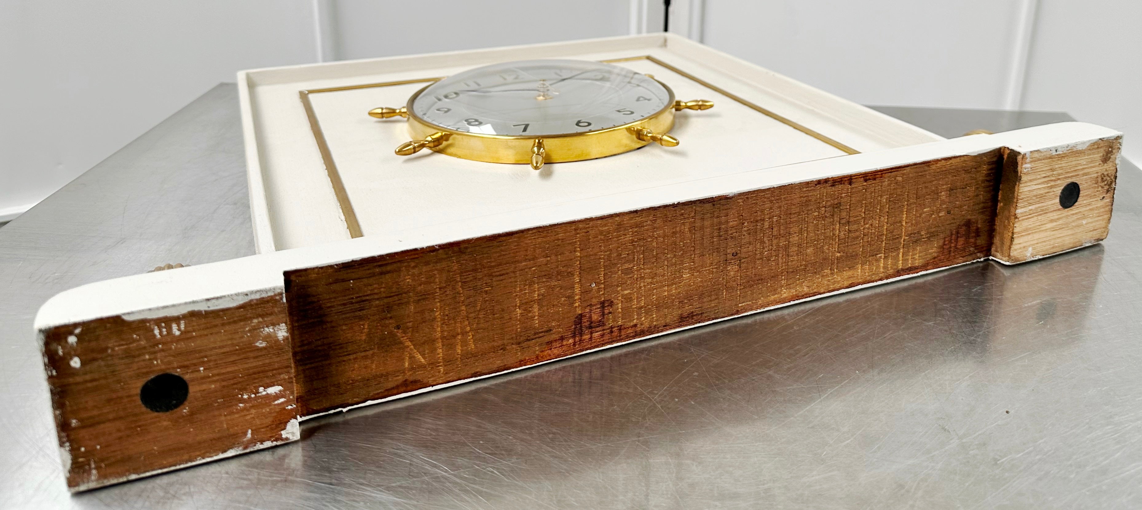 Vintage Smiths Sectric Marine Battery Mantle Clock | Adelaide Clocks
