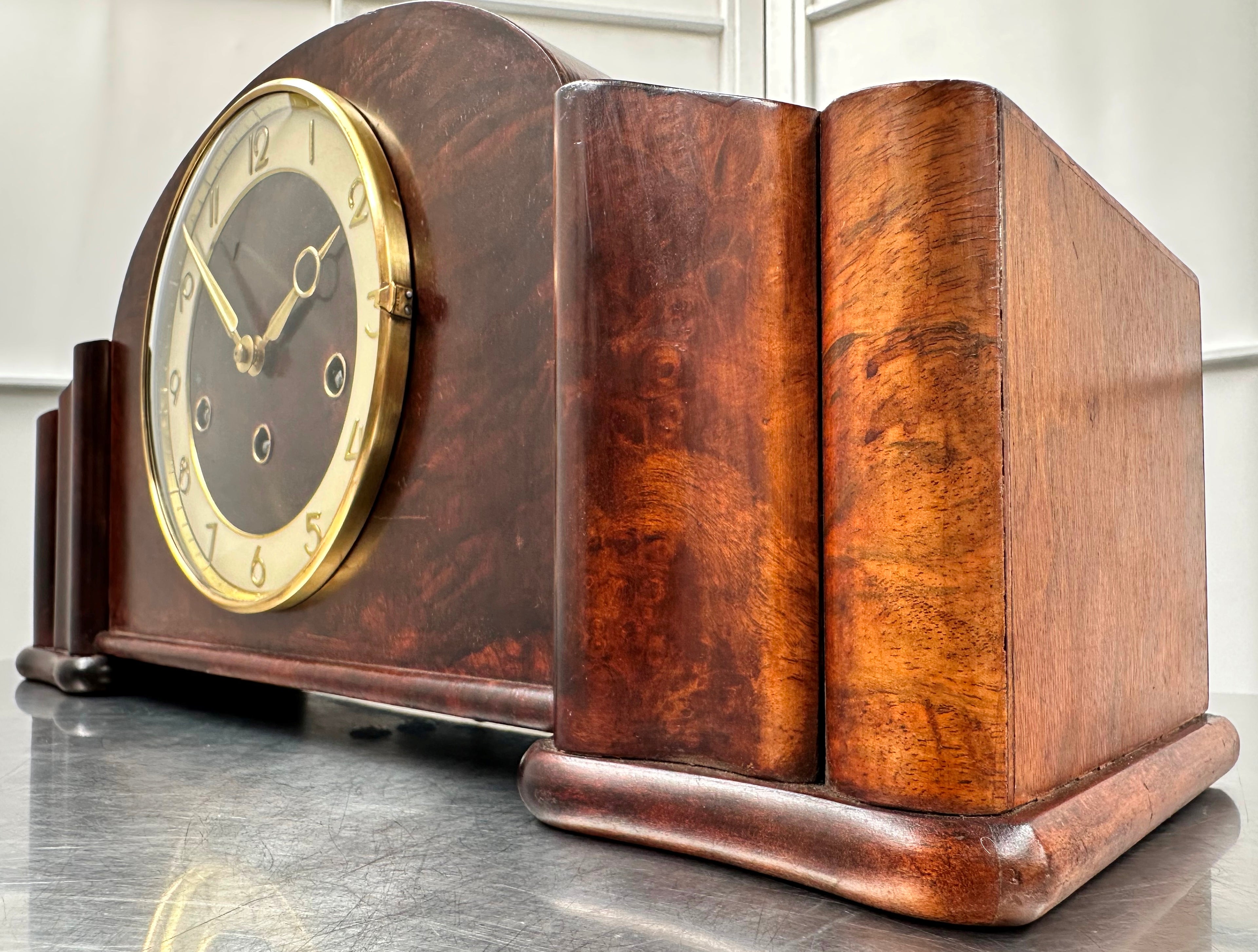 Vintage FHS Westminster Hammer Chime Mantel Clock | Adelaide Clocks