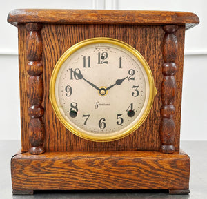 Antique Sessions Battery Mantel Clock | Adelaide Clocks