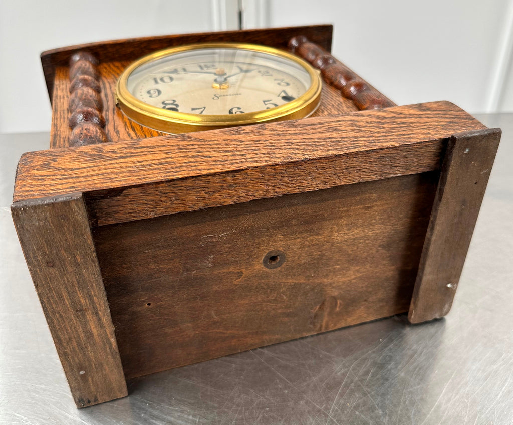 Antique Sessions Battery Mantel Clock | Adelaide Clocks