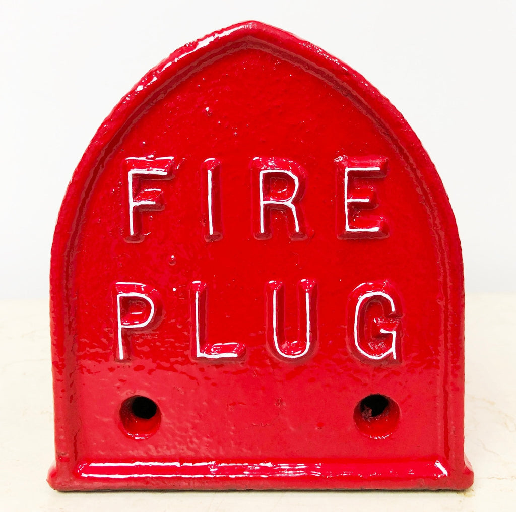 Original Vintage Cast Iron Fire Hydrant Plug Post Top Marker  | Adelaide Clocks