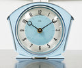 Vintage Art Deco Metamec Battery Mantel Clock | Adelaide Clocks