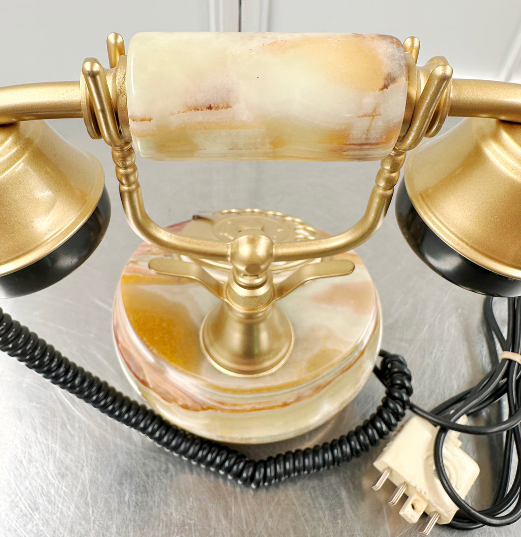 Original Vintage Rotary Marble Desk Table Phone | Adelaide Clocks