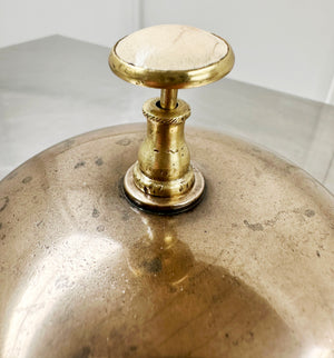 Antique Brass Counter Desk Service Hotel Bell | Adelaide Clocks