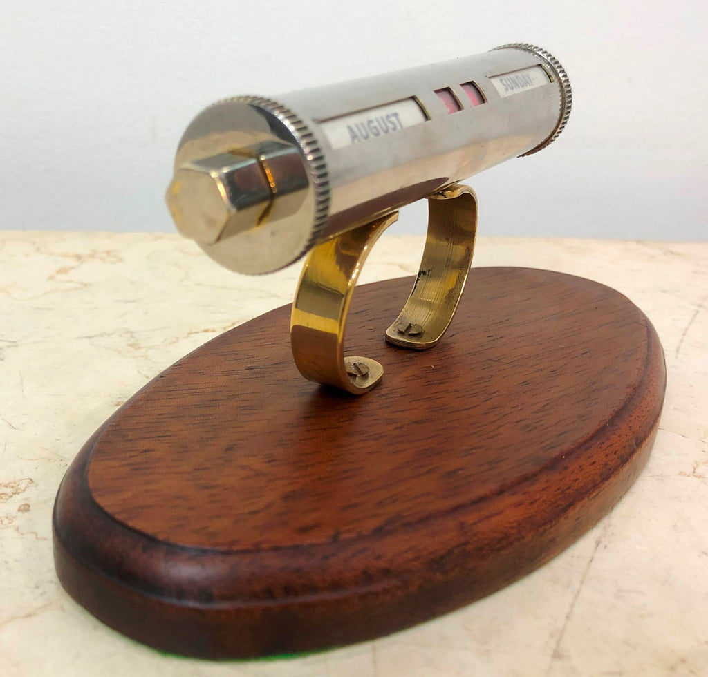 Vintage Perpetual Scrolling Desk Calendar | eXibit collection