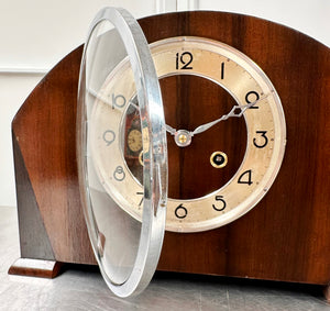 Vintage Art Deco Hammer on Coil Strike Mantel Clock | Adelaide Clocks