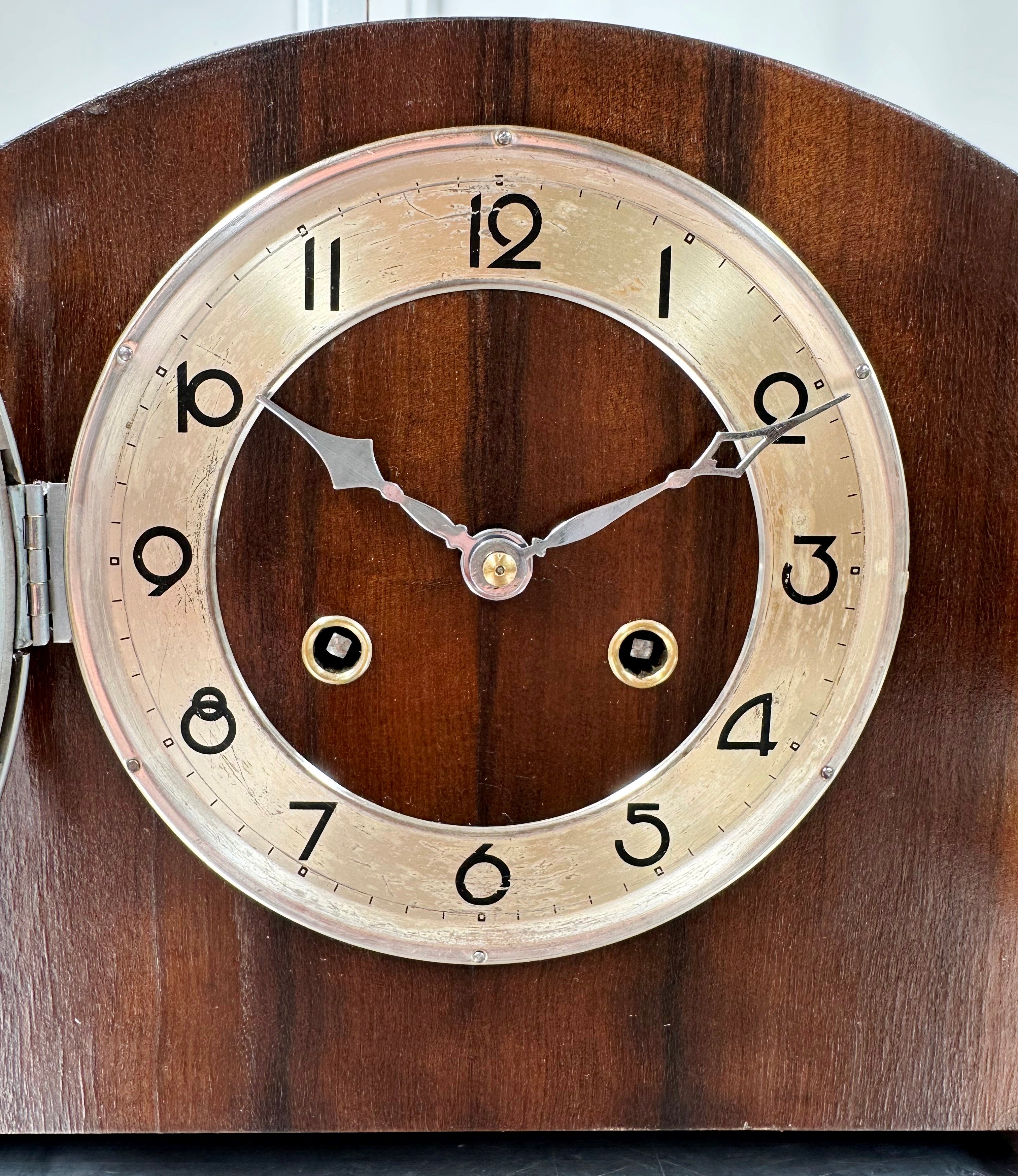 Vintage Art Deco Hammer on Coil Strike Mantel Clock | Adelaide Clocks