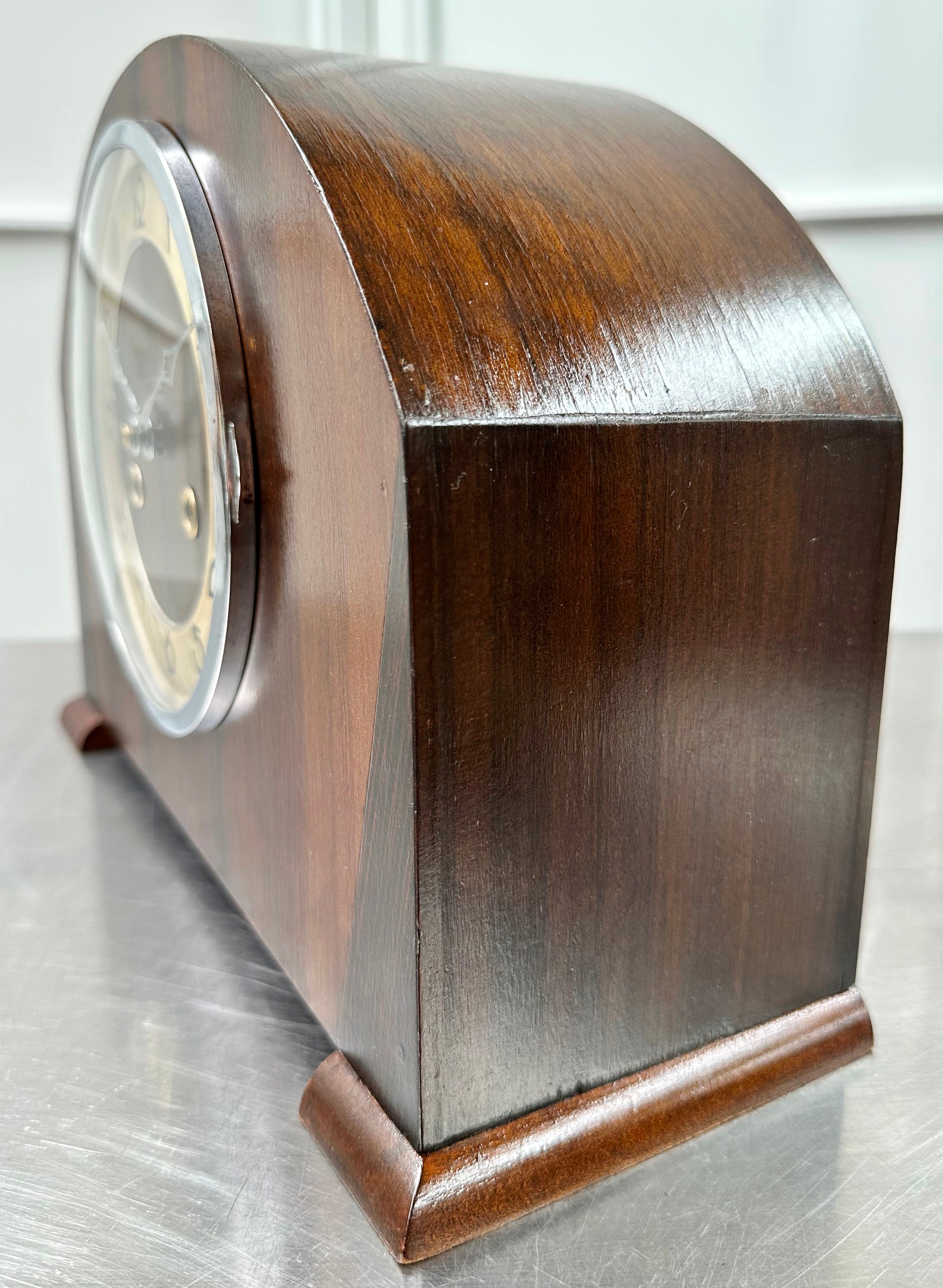 Vintage Art Deco Hammer on Coil Strike Mantel Clock | Adelaide Clocks