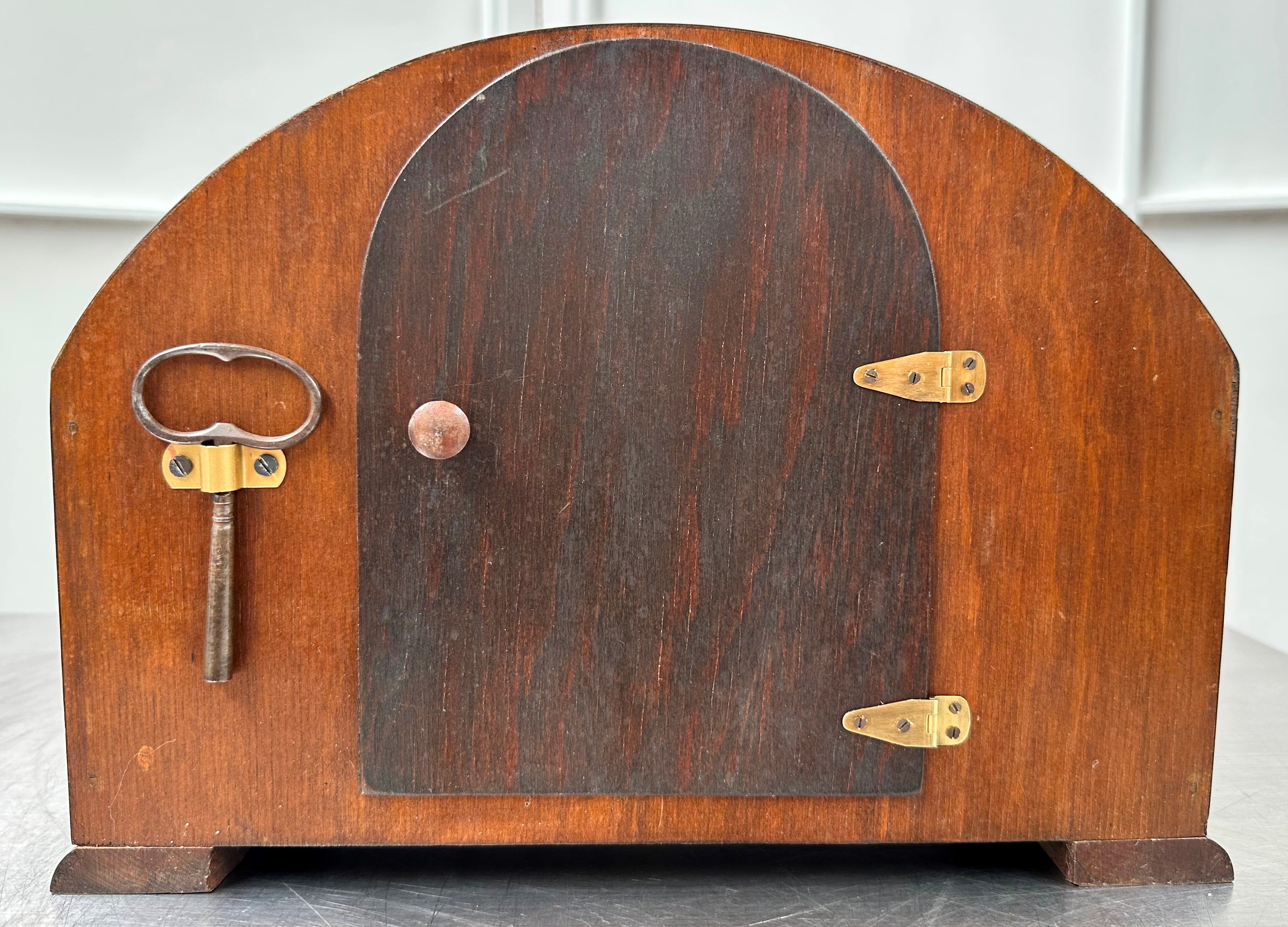 Vintage Art Deco Hammer on Coil Strike Mantel Clock | Adelaide Clocks