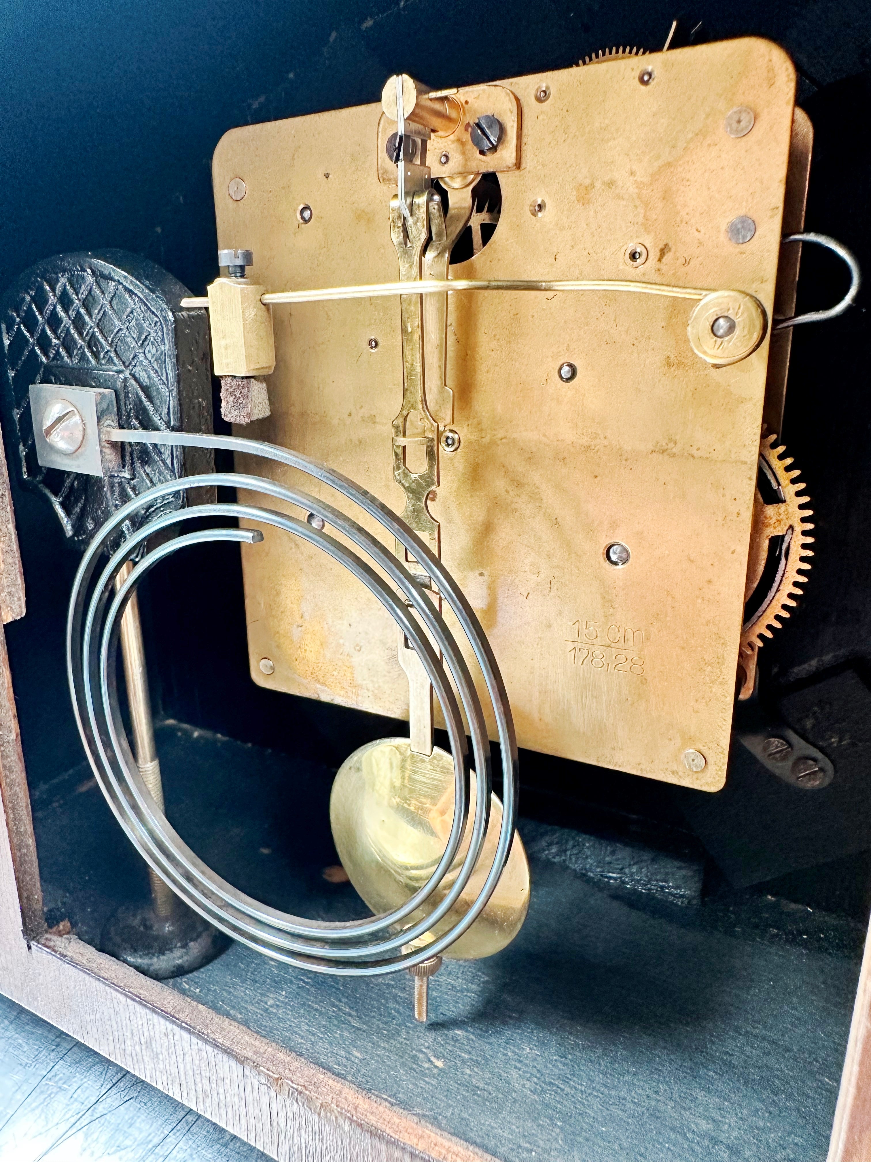 Vintage Art Deco Hammer on Coil Strike Mantel Clock | Adelaide Clocks