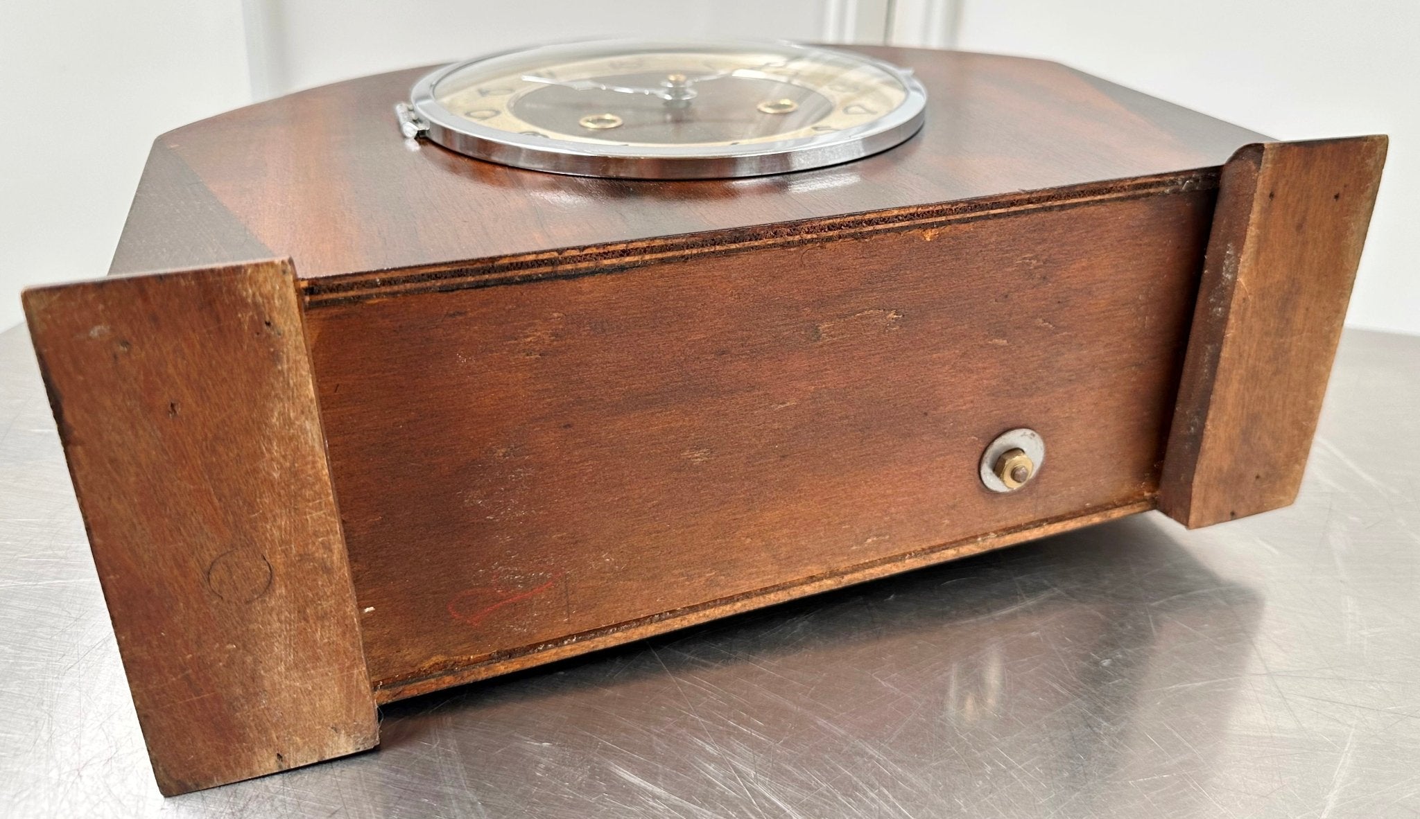 Vintage Art Deco Hammer on Coil Strike Mantel Clock | Adelaide Clocks
