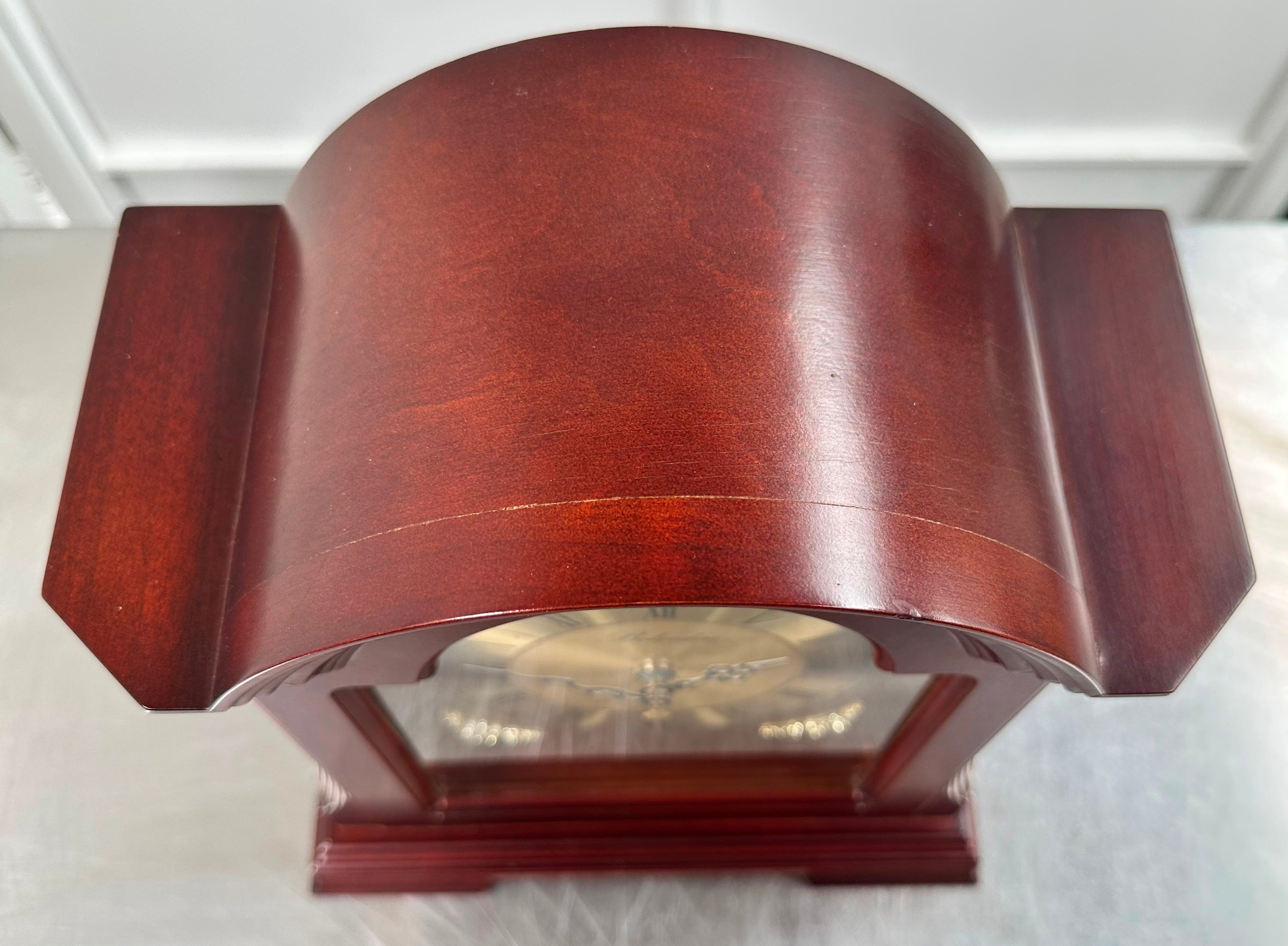 Vintage Tempus Fugit Belvedere Westminster Chime Battery Mantel Clock | Adelaide Clocks