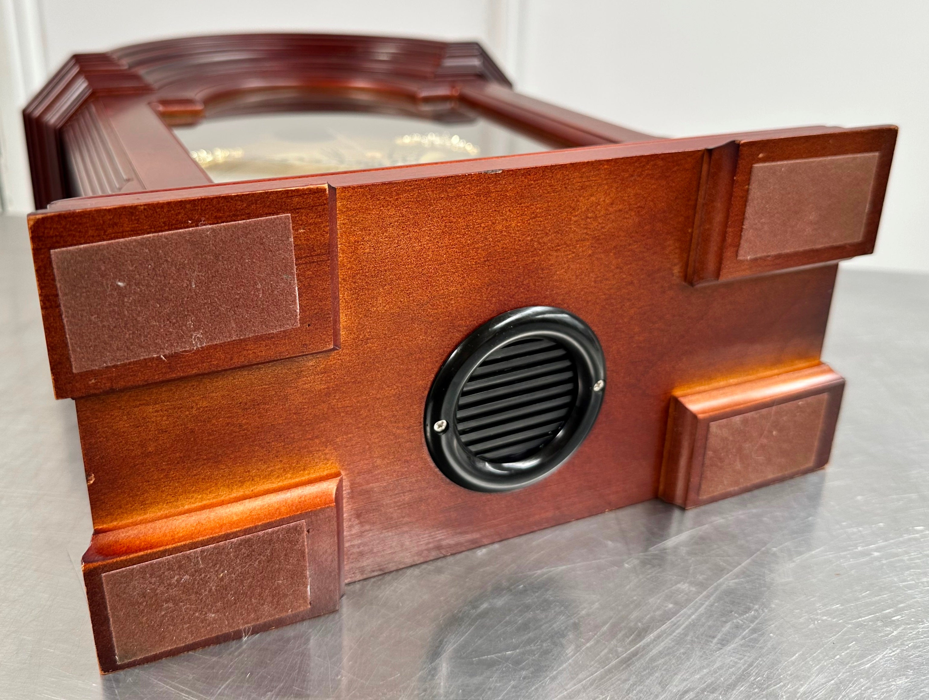 Vintage Tempus Fugit Belvedere Westminster Chime Battery Mantel Clock | Adelaide Clocks