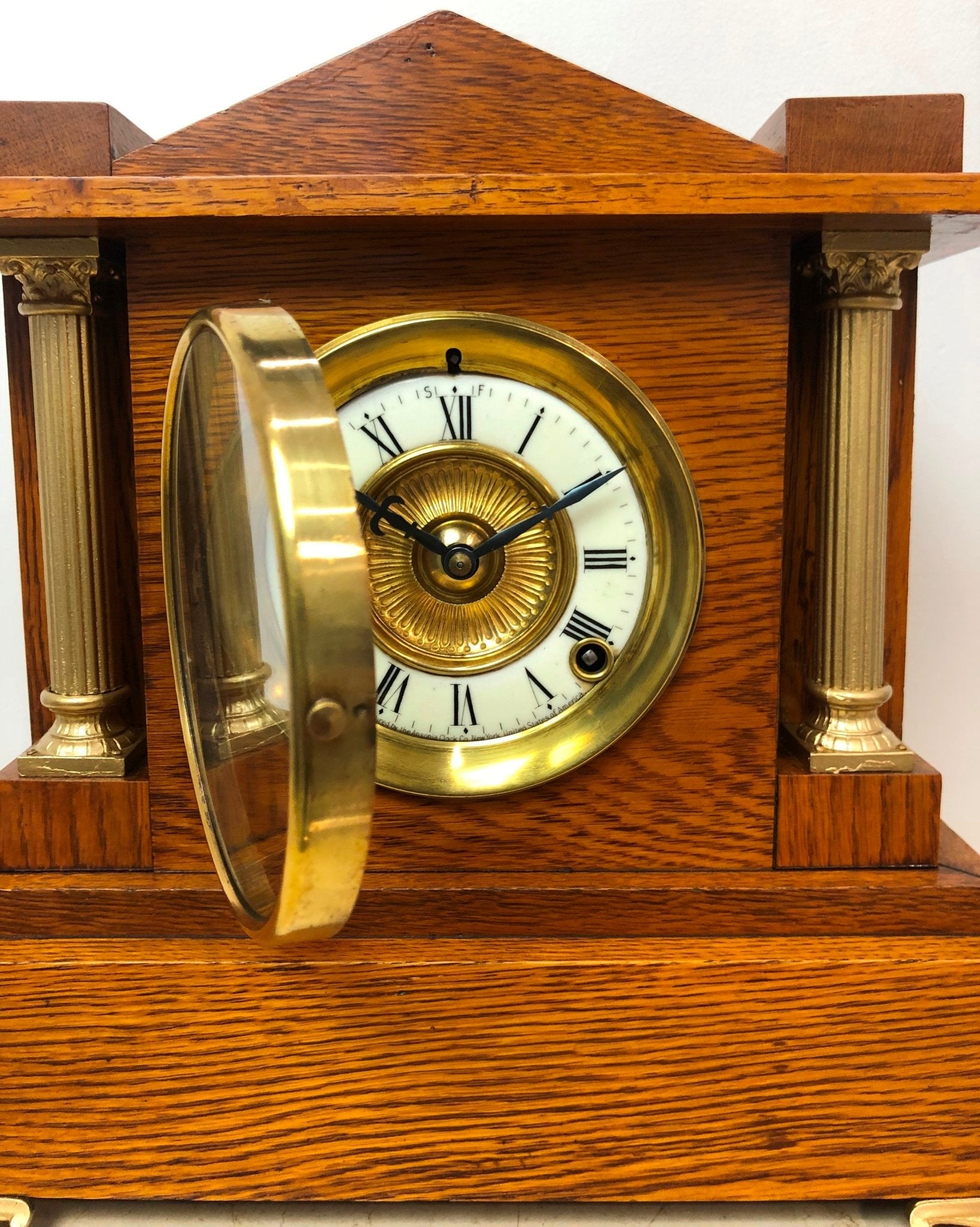 Antique ANSONIA New York Chime Mantel Clock Adelaide Clocks antique-ansonia-new-york-chime-mantel-clock-adelaide-clocks