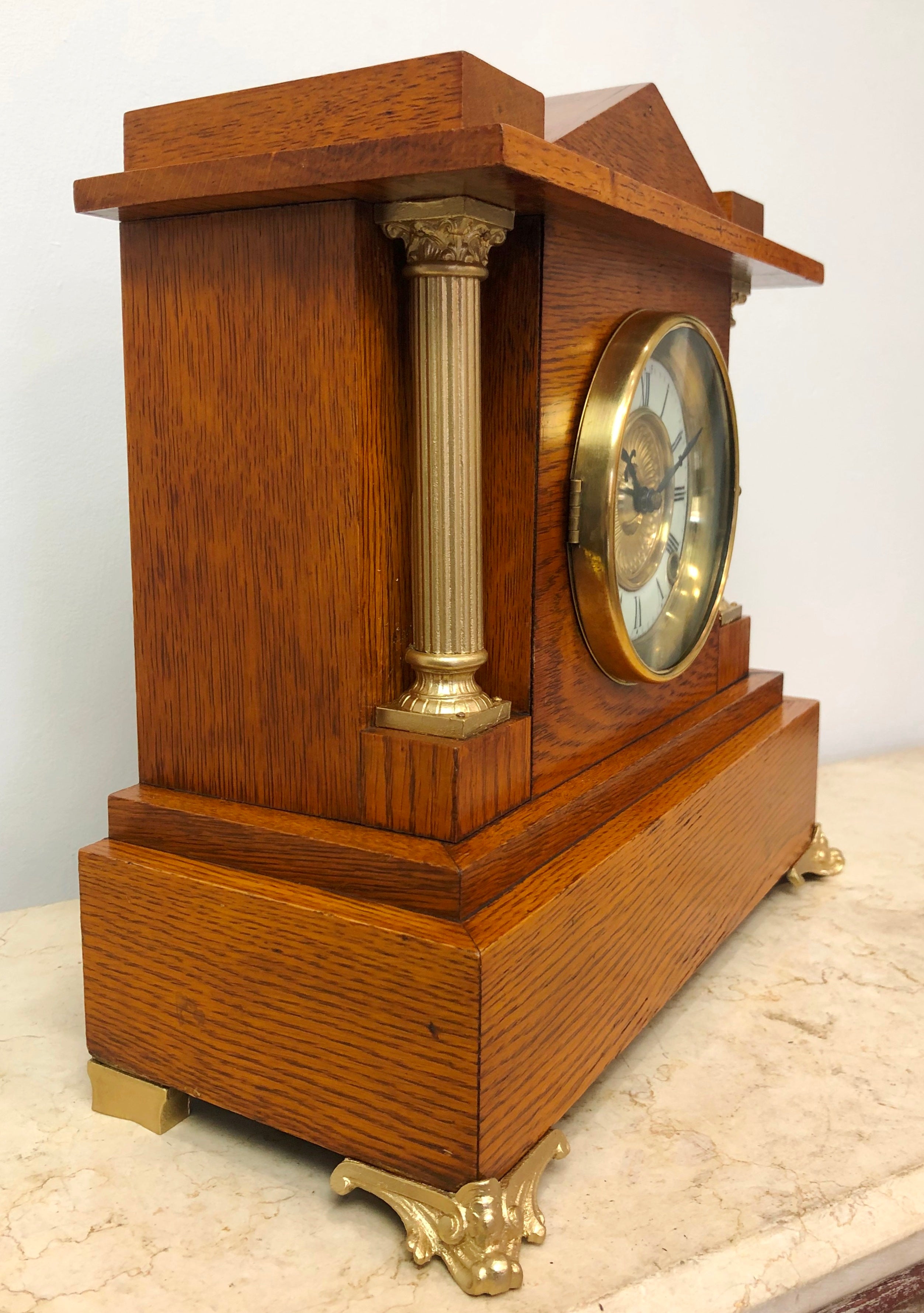 Antique ANSONIA New York Chime Mantel Clock | eXibit collection