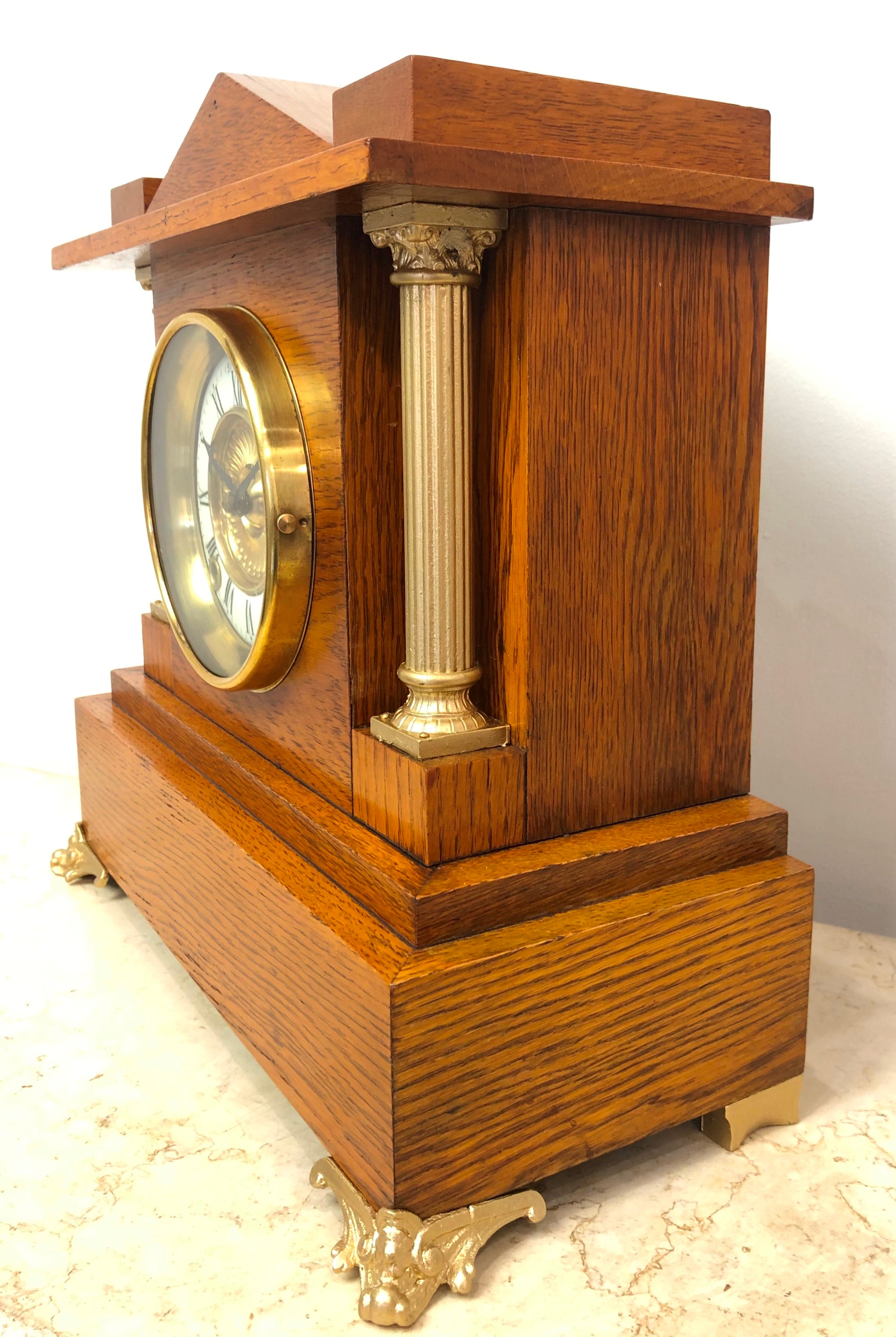 Antique ANSONIA New York Chime Mantel Clock | eXibit collection