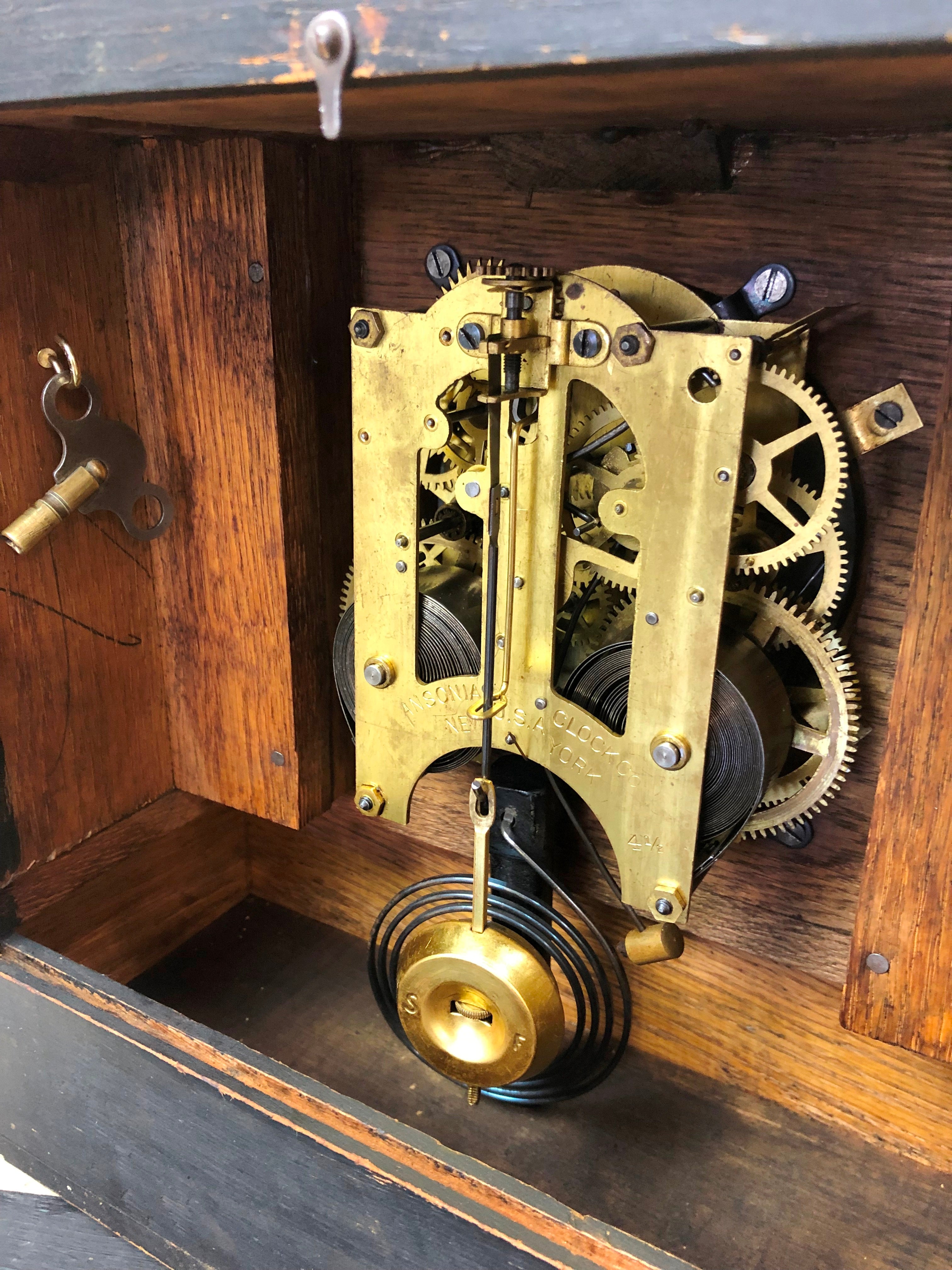 Antique ANSONIA New York Chime Mantel Clock | eXibit collection