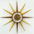 Vintage Starburst CHRONOS Electronic Battery German Wall Clock | Adelaide Clocks