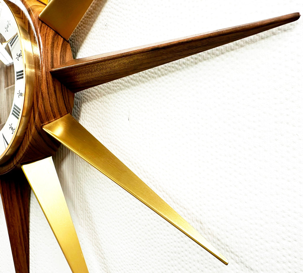Vintage Starburst CHRONOS Electronic Battery German Wall Clock | Adelaide Clocks