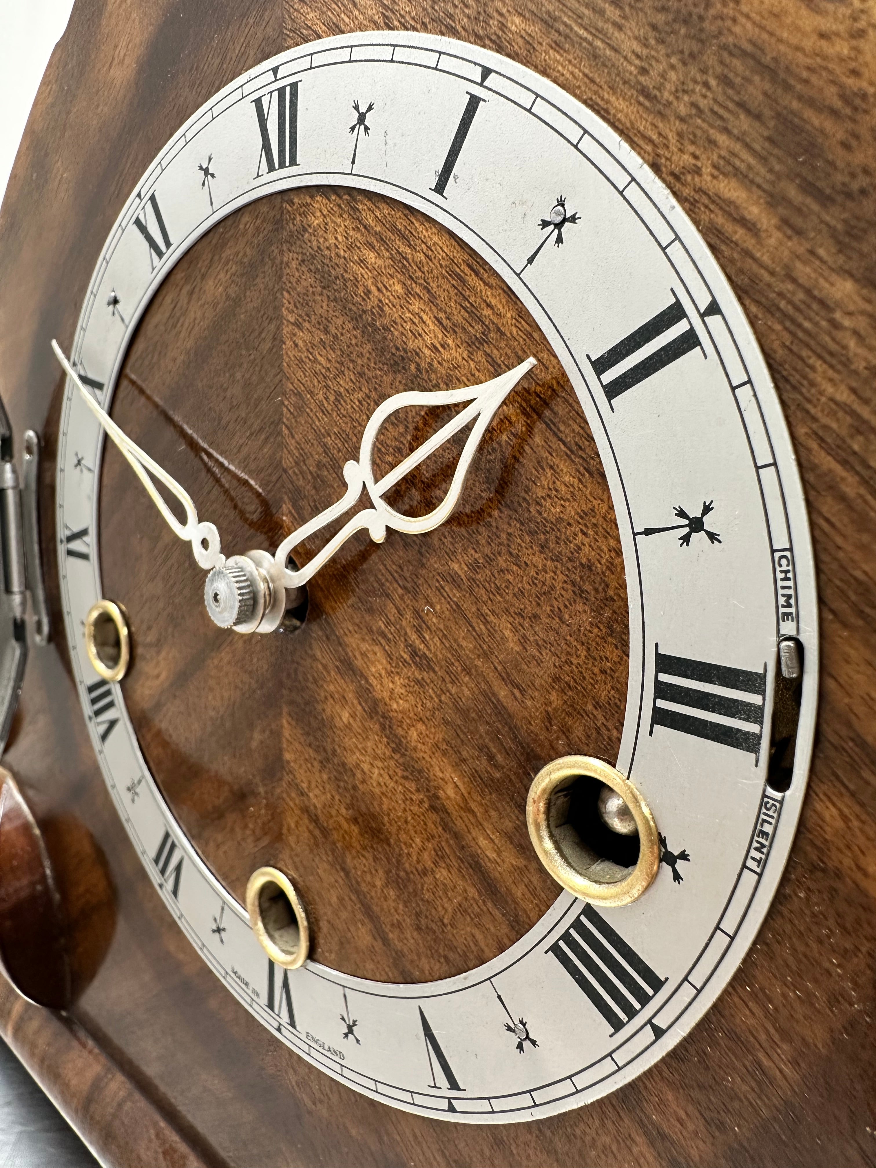 Vintage Smiths Enfield Westminster Chime Art Deco Mantel Clock | Adelaide Clocks