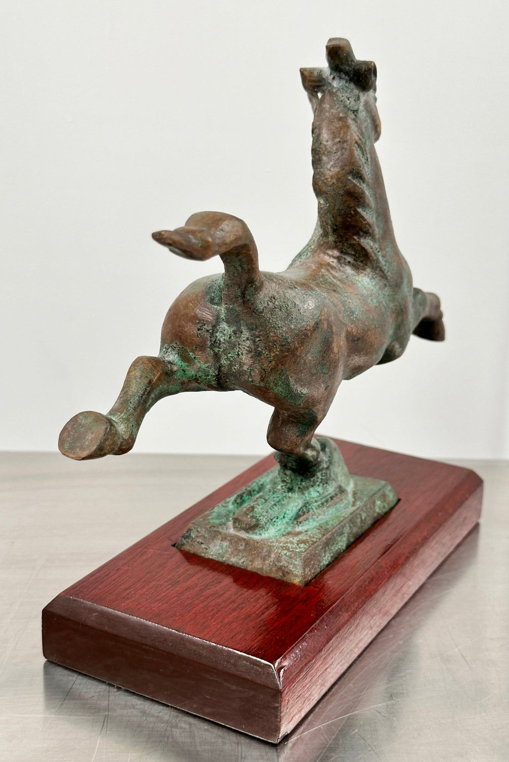 Vintage Chinese Bronze Flying Horse | Adelaide Clocks