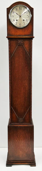 Vintage Grand Pedestal Battery Floor Clock | Adelaide Clocks