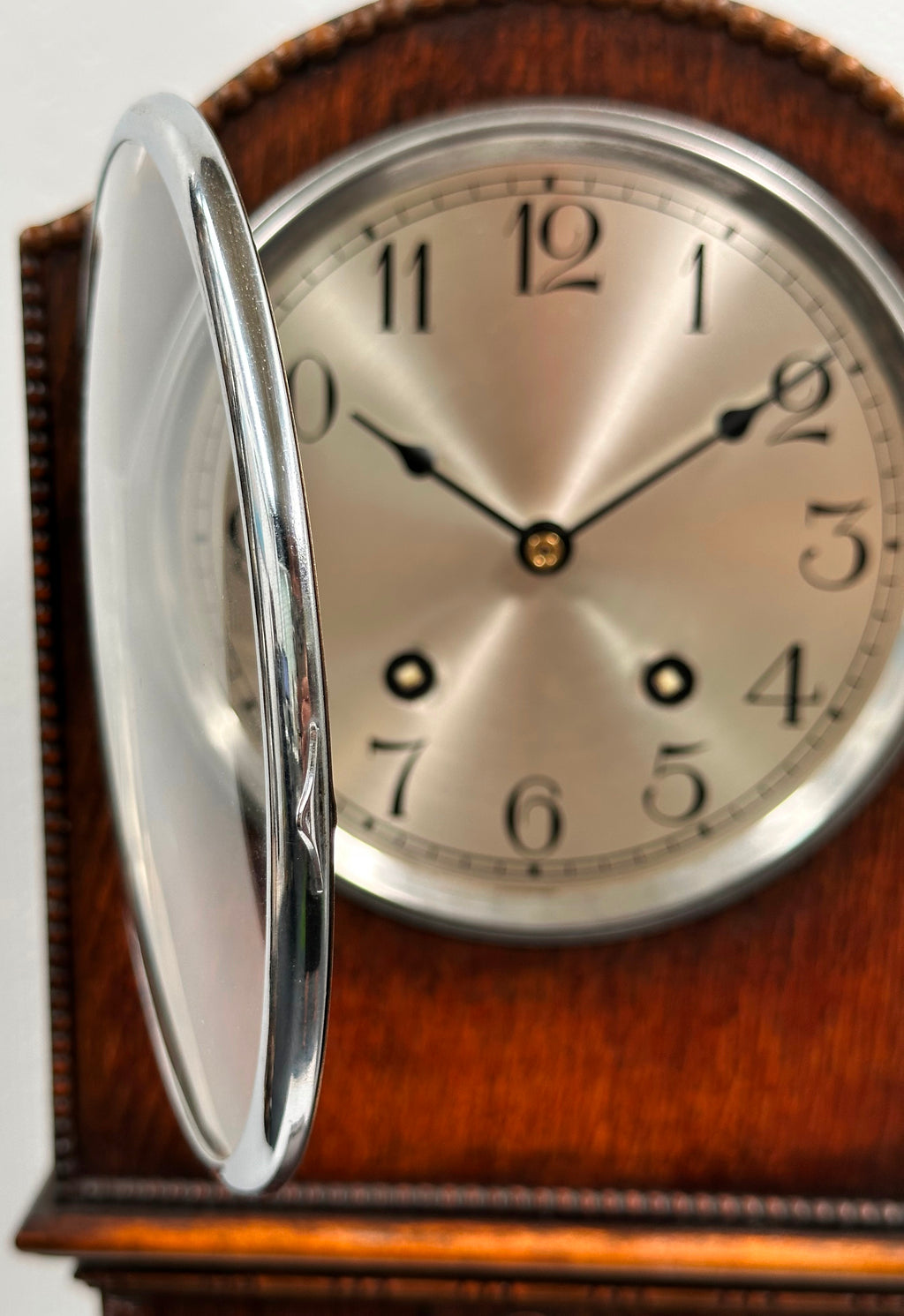 Vintage Grand Pedestal Battery Floor Clock | Adelaide Clocks