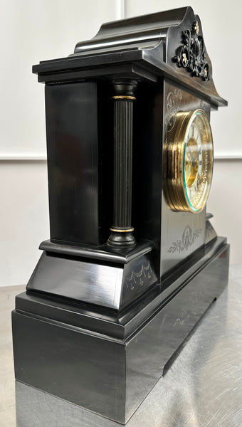 Antique Ansonia Slate Mantel Clock | Adelaide Clocks