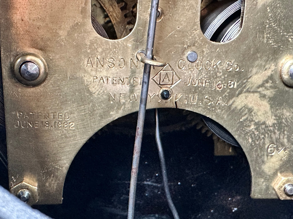 Antique Ansonia Slate Mantel Clock | Adelaide Clocks