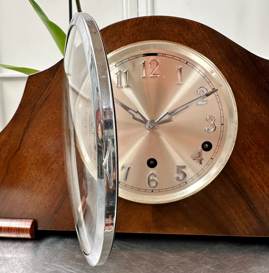 Vintage Art Deco Westminster Pendulum Hammer Chime Mantel Clock | Adelaide Clocks 