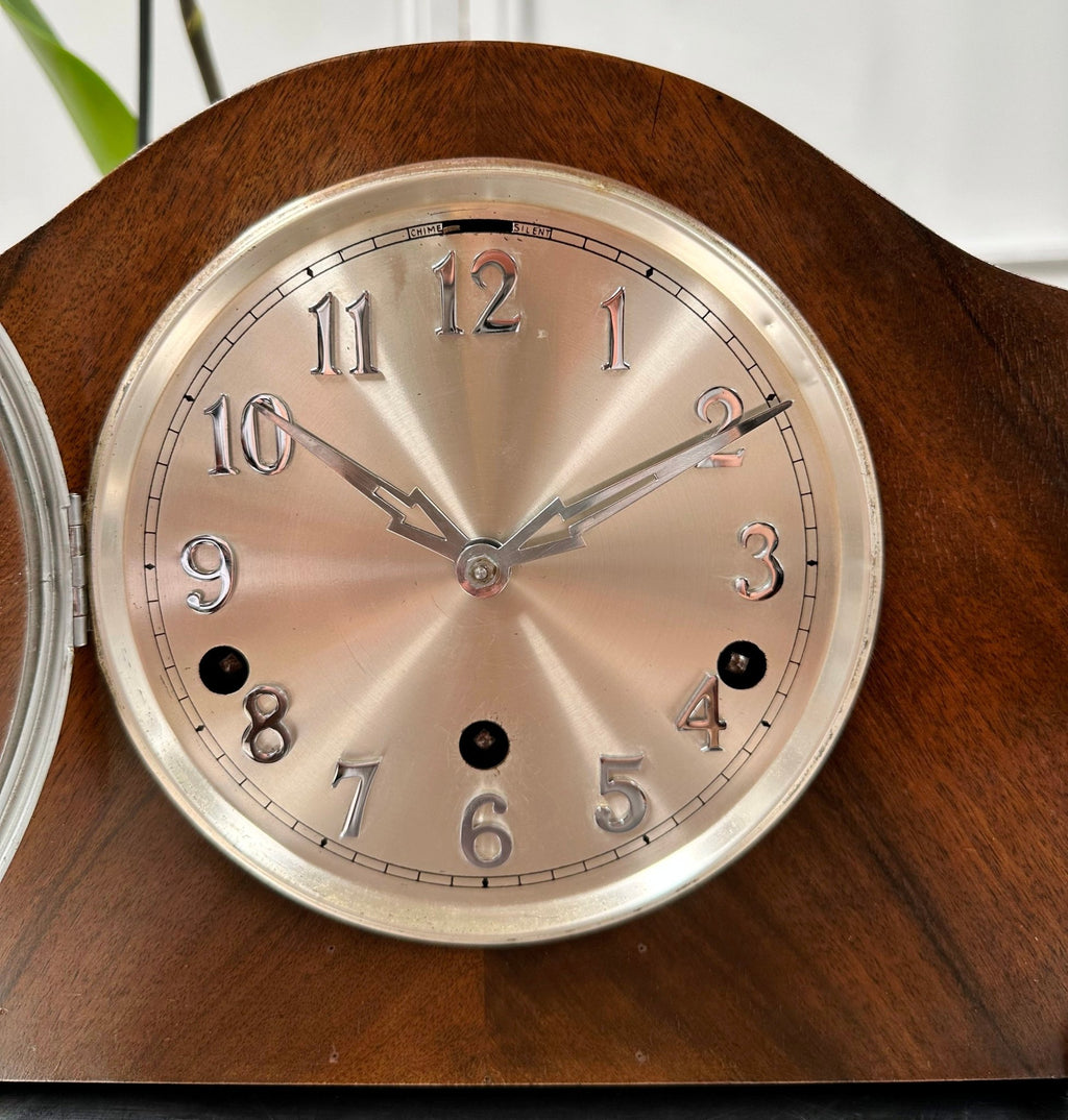 Vintage Art Deco Westminster Pendulum Hammer Chime Mantel Clock | Adelaide Clocks 