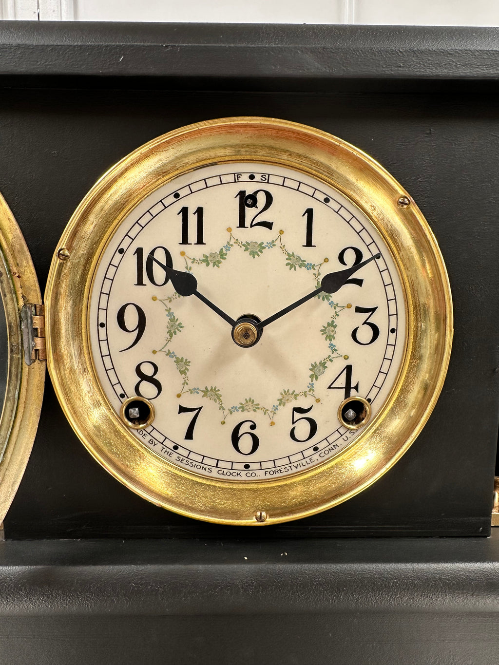 Antique Sessions Hammer Coil Strike Mantel Clock | Adelaide Clocks