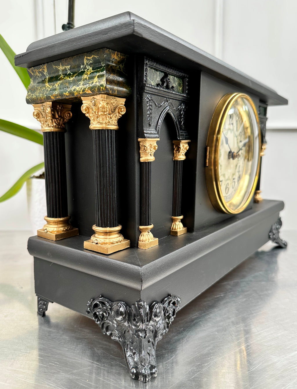 Antique Sessions Hammer Coil Strike Mantel Clock | Adelaide Clocks