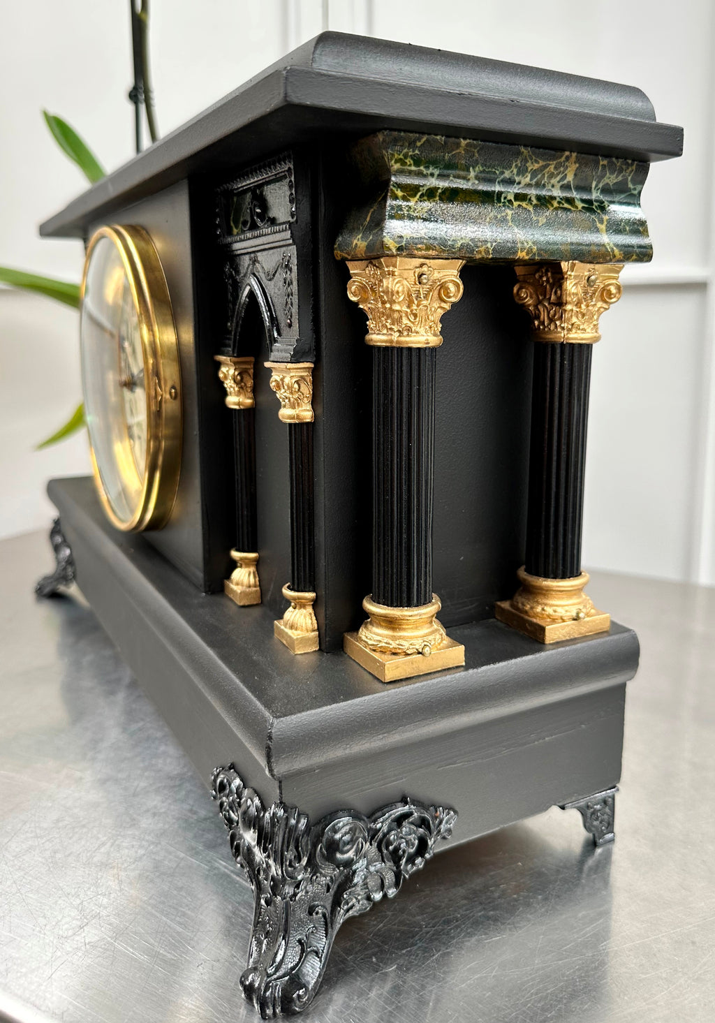 Antique Sessions Hammer Coil Strike Mantel Clock | Adelaide Clocks